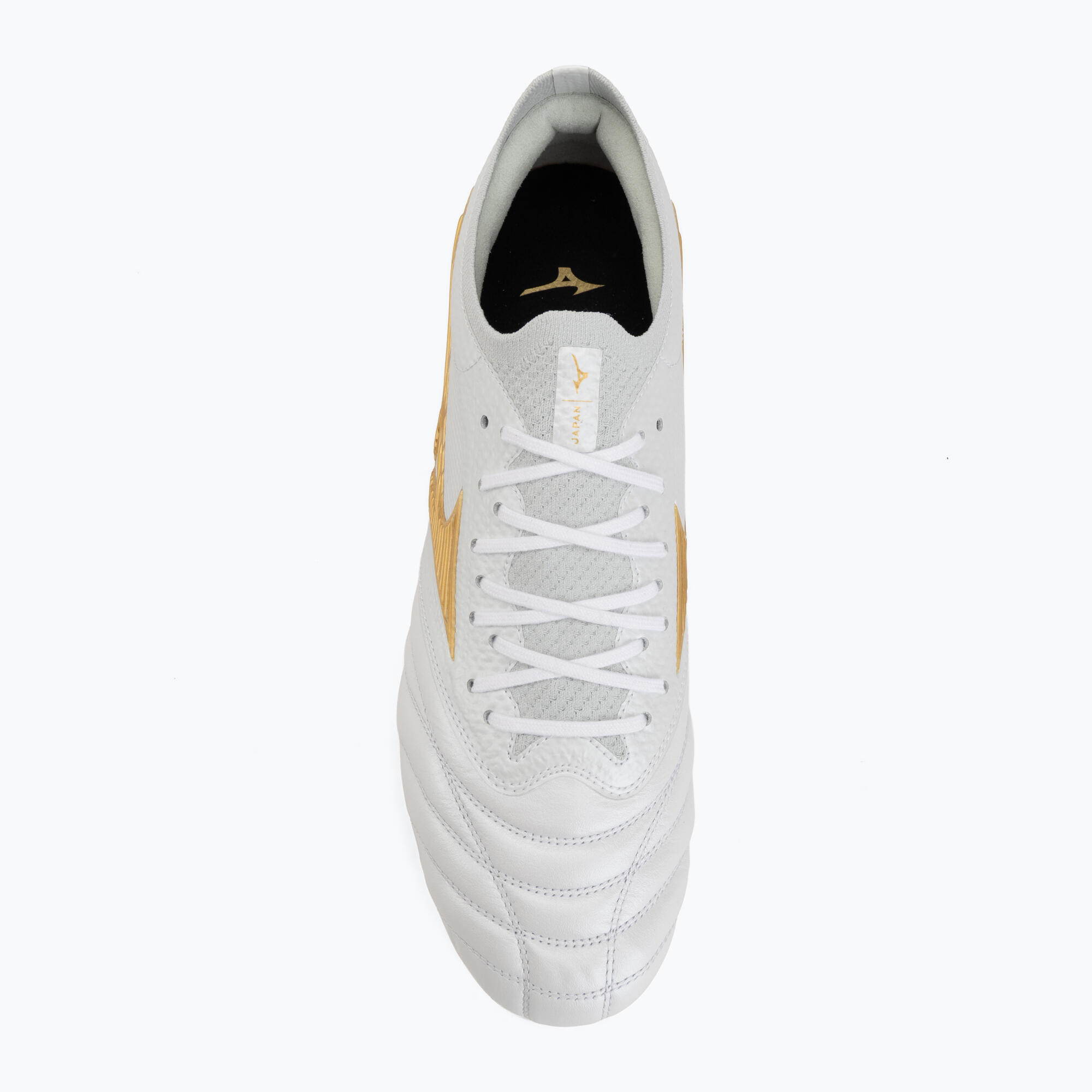 Buty piłkarskie Mizuno Morelia Neo IV Beta Japan AG white/mp gold/cool gray 3c 5/7