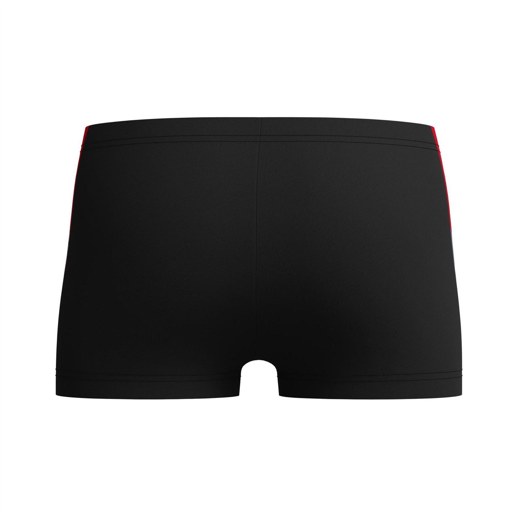 "Dive" Badehose für Kinder Anthrazit/Rot 2/4