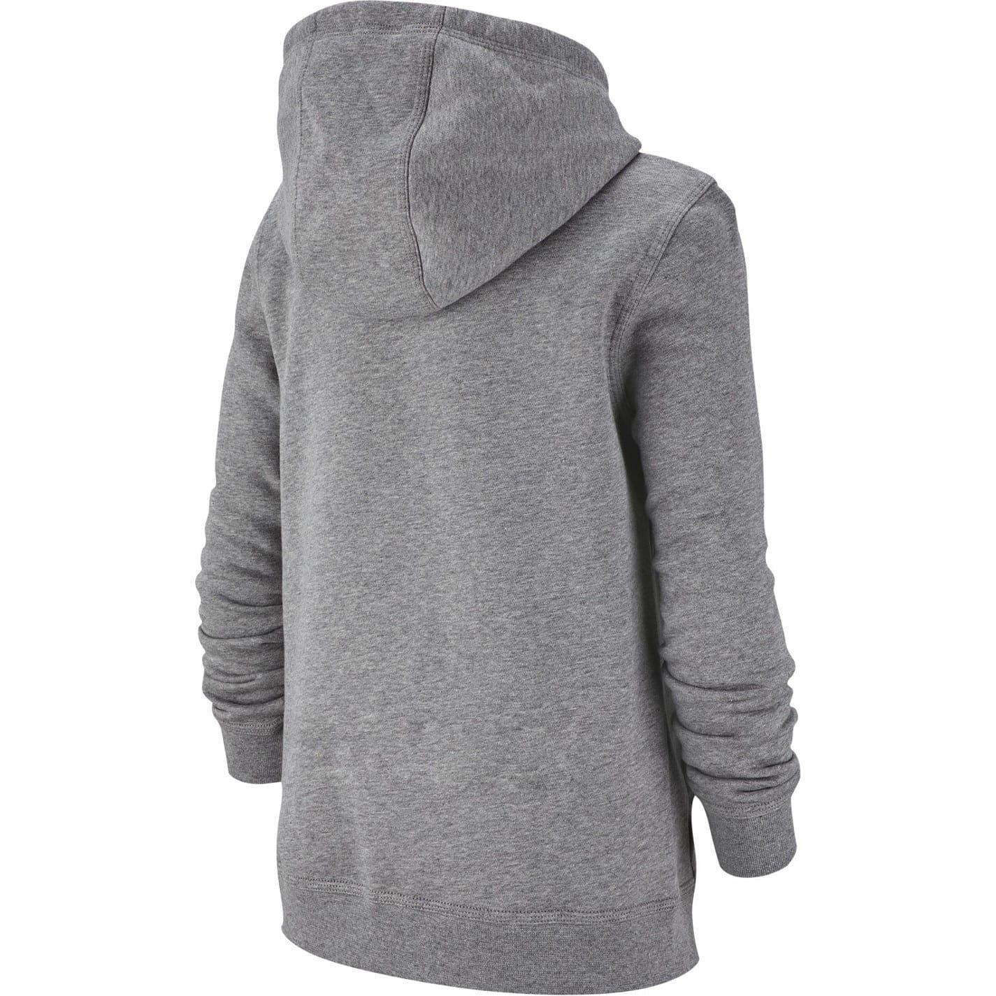 Felpa Con Cappuccio E Zip Intera Bambini Nike Grigio 2/2