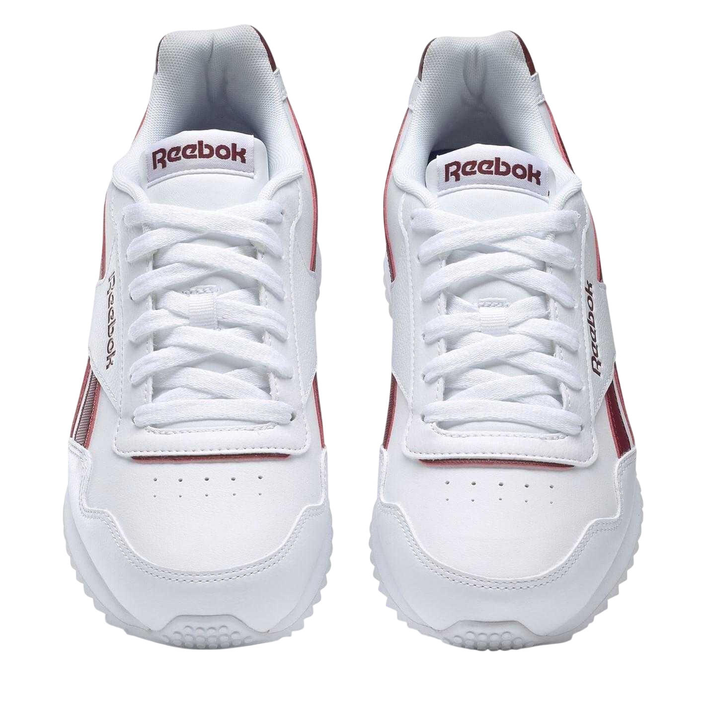 "Royal Glide" Klassisch Sneaker für Herren Weiß/Burgunderrot 3/4