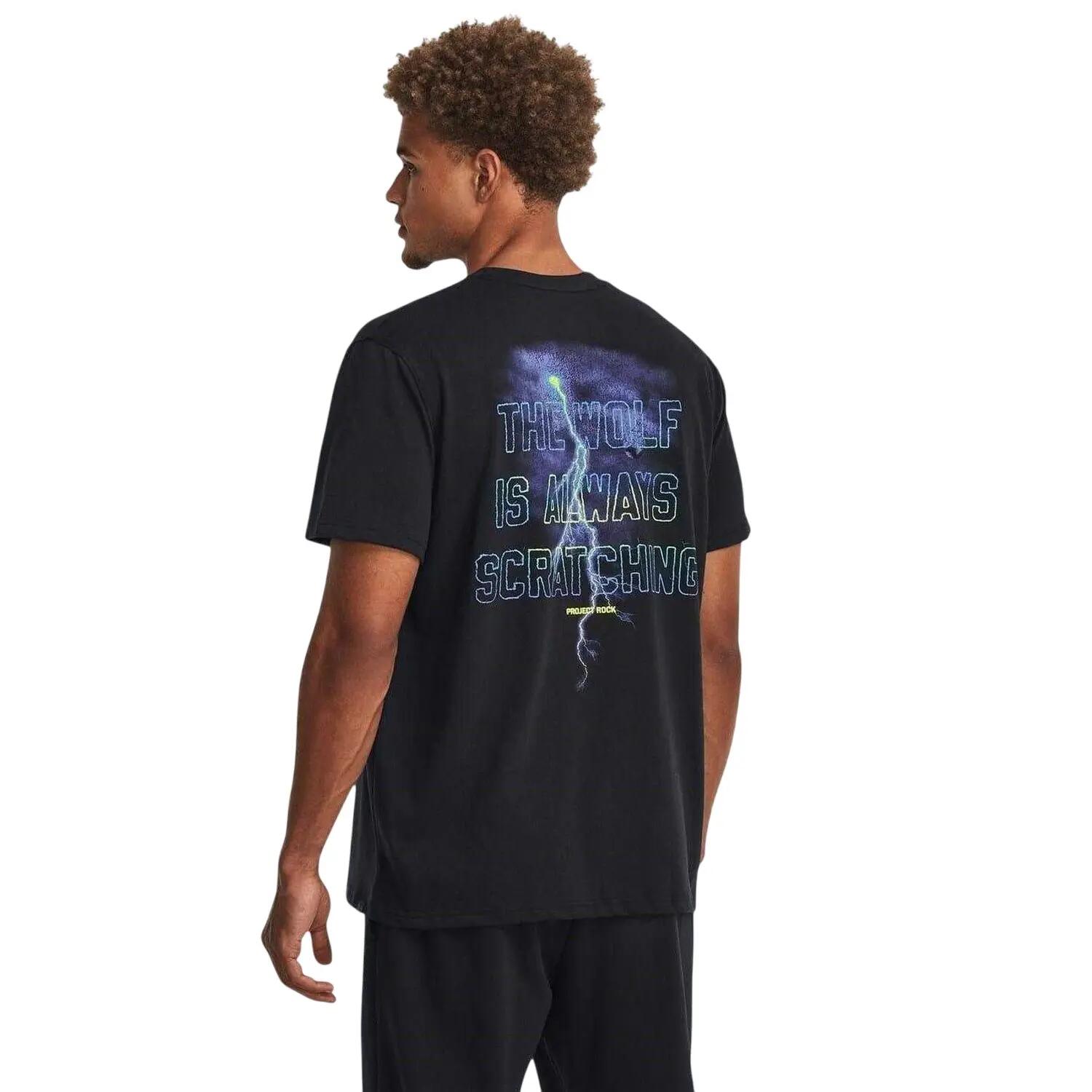 "Project Rock" TShirt für Herren, Schwer Kinder Schwarz 3/4
