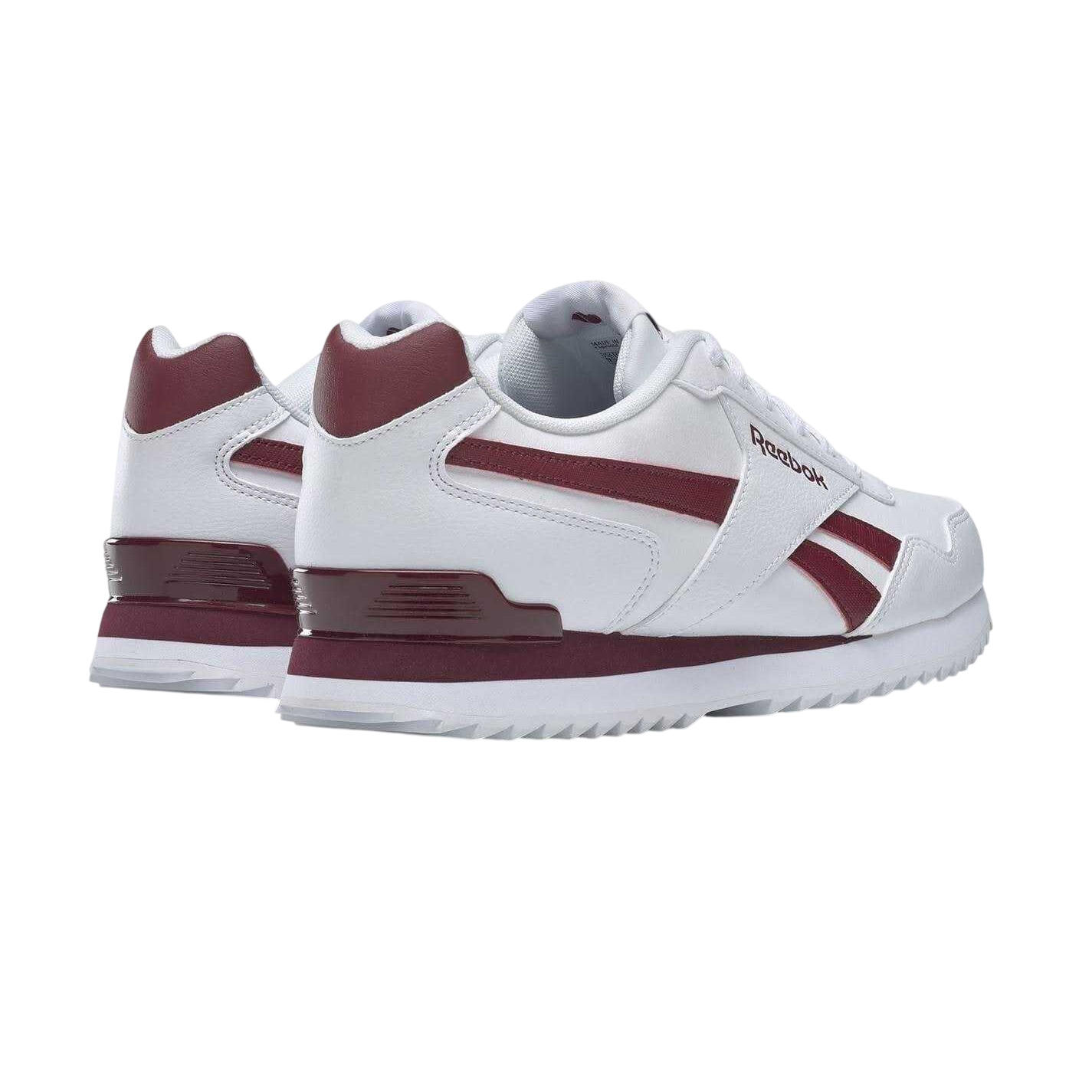 "Royal Glide" Klassisch Sneaker für Herren Weiß/Burgunderrot 2/4