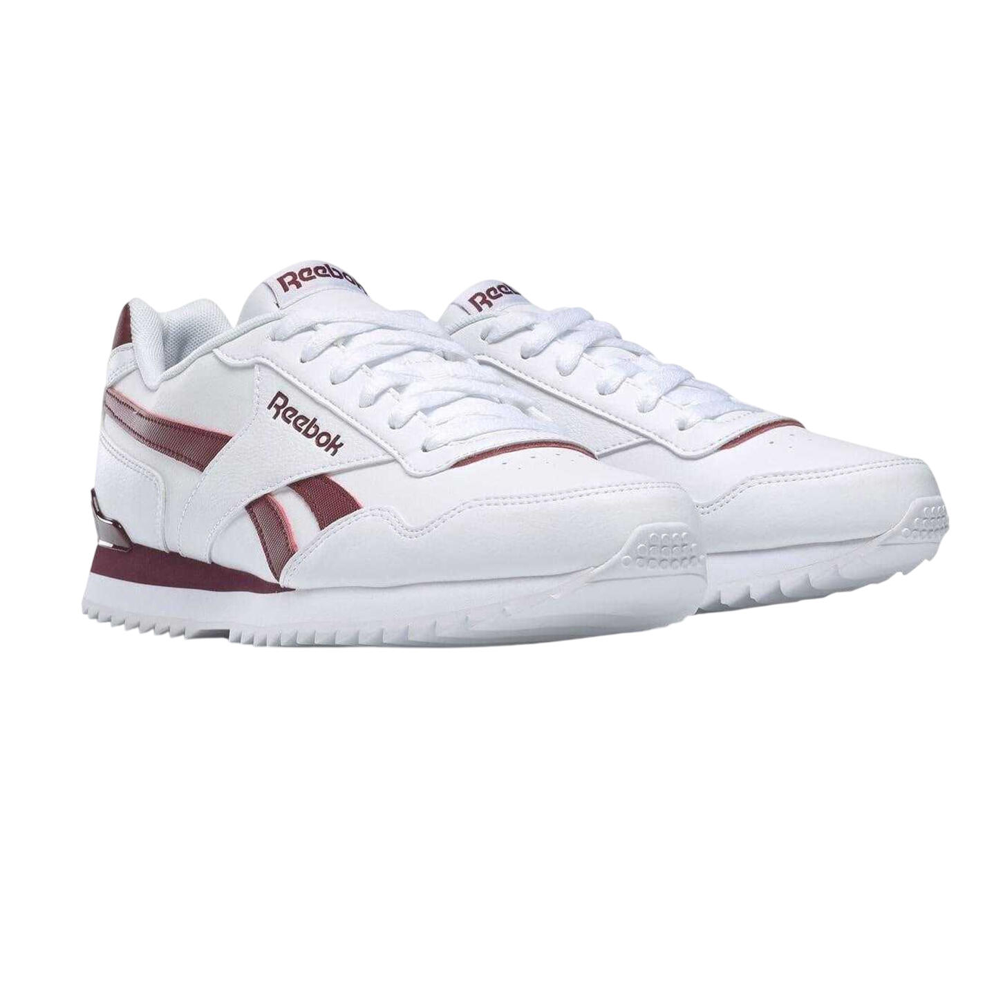 "Royal Glide" Klassisch Sneaker für Herren Weiß/Burgunderrot 4/4
