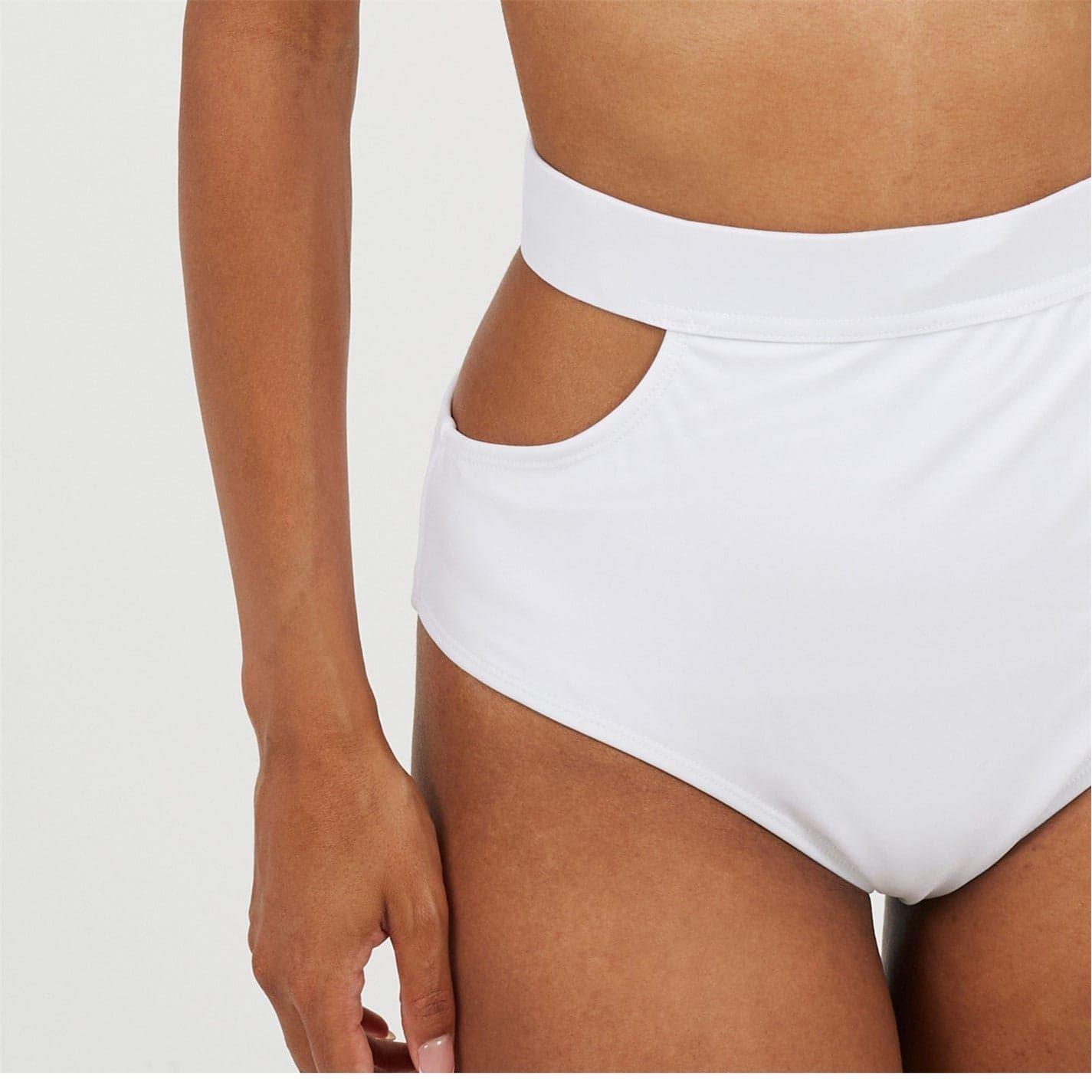 Bikinihöschen für , Regulär Damen Weiß 3/5