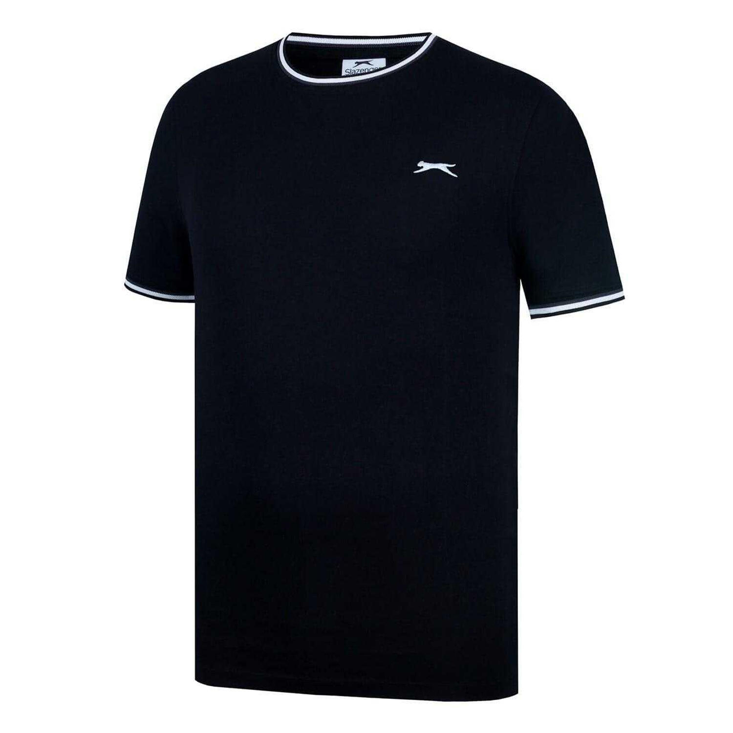 TShirt für , Baumwolle Herren Schwarz 3/4