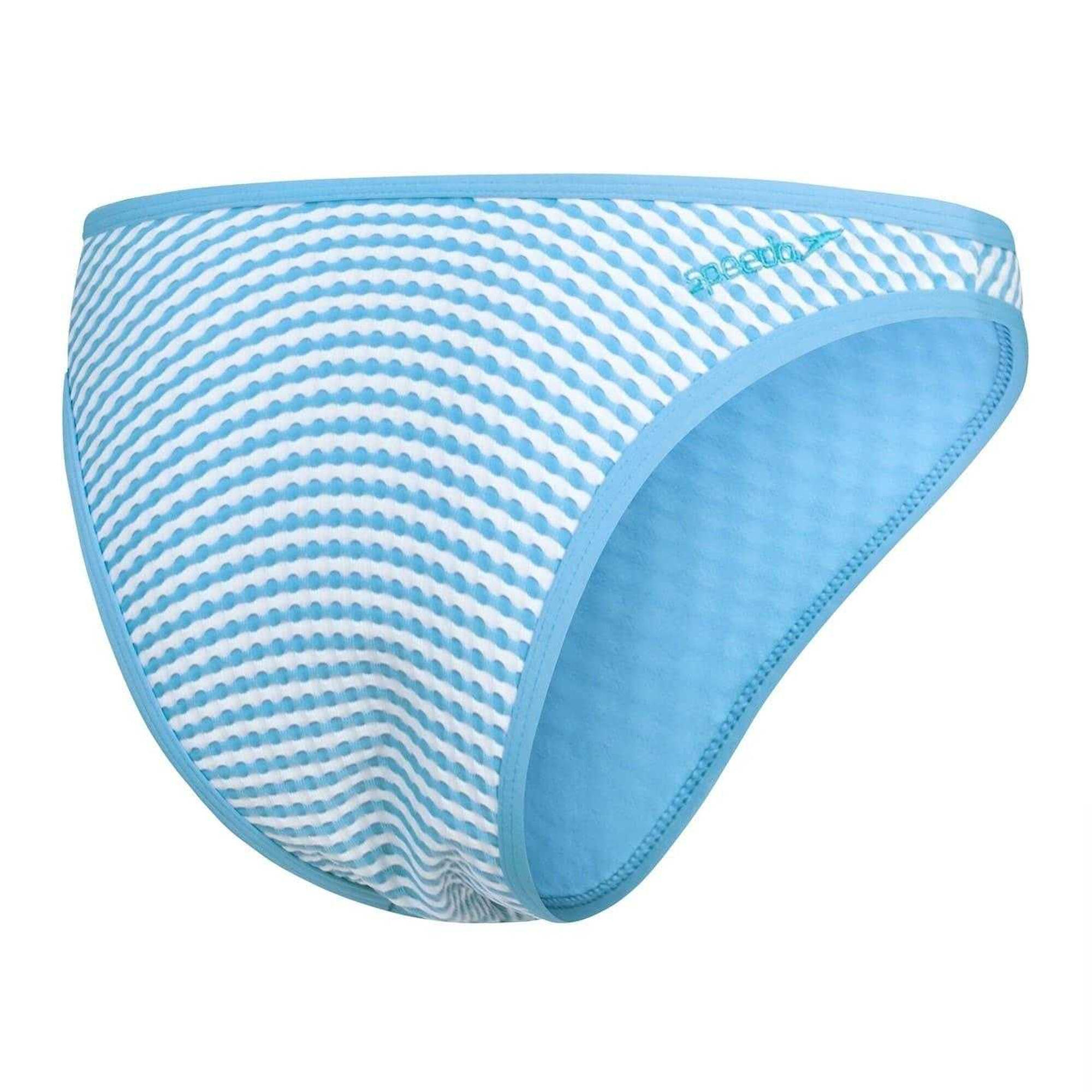 Bas De Maillot De Bain Motif/style À Carreaux Femme (Bleu Clair À Carreaux) 3/3