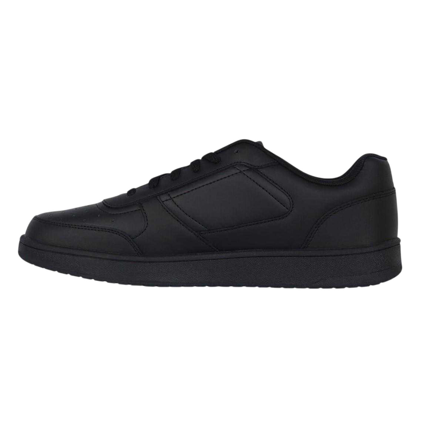 "Tower" Sneaker für , Leder, niedrig geschnitten Herren Schwarz 3/4