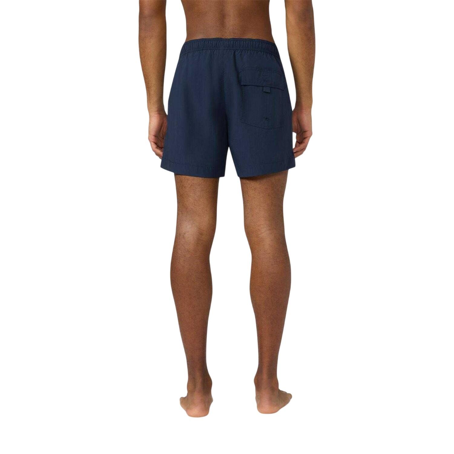 Short De Bain Motif/style Uni Homme (Bleu Marine) 3/3