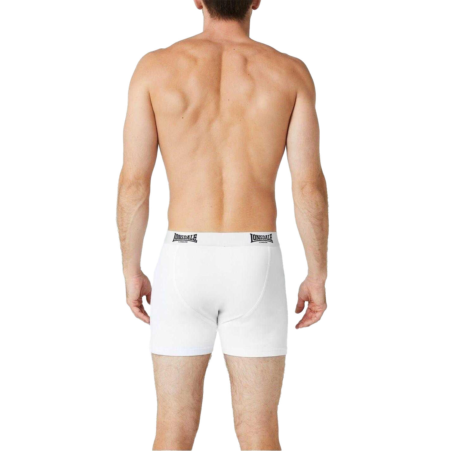 Boxershorts für (2erPack) Herren Weiß 3/3