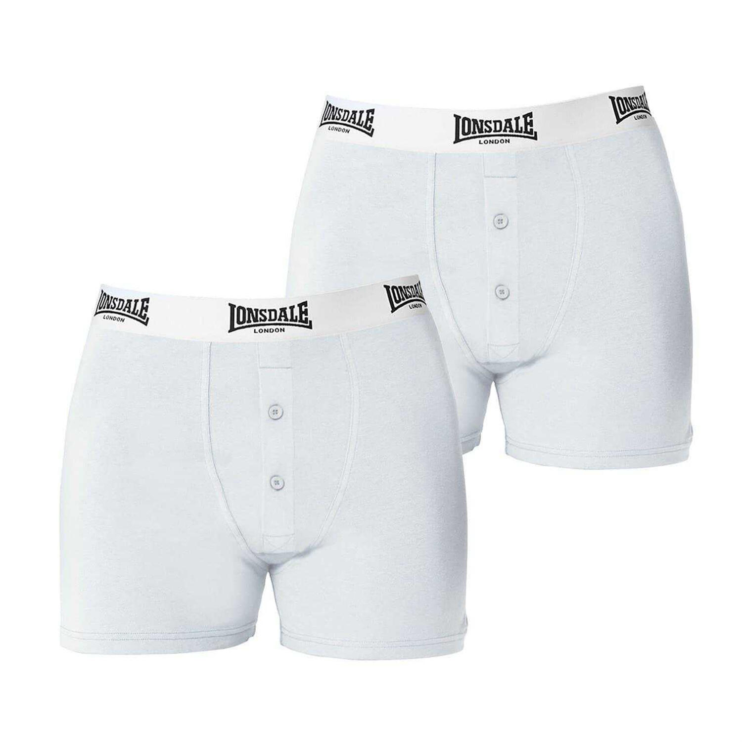 Boxershorts für (2erPack) Herren Weiß 2/3