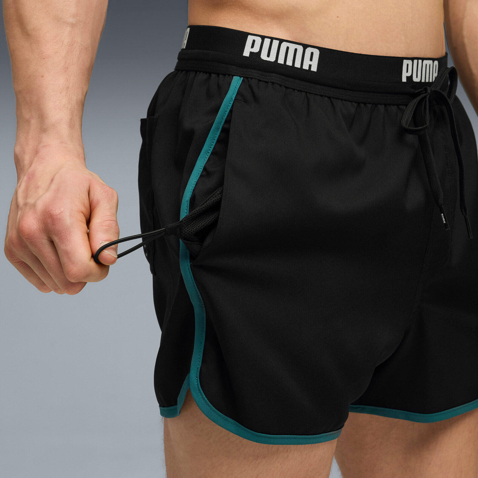 Shorts Puma Swim Men Track Short Shorts 1p, Zwart, Mannen 4/5