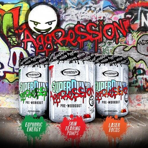 Gaspari Nutrition SuperPump Aggression 450g gangsta grape