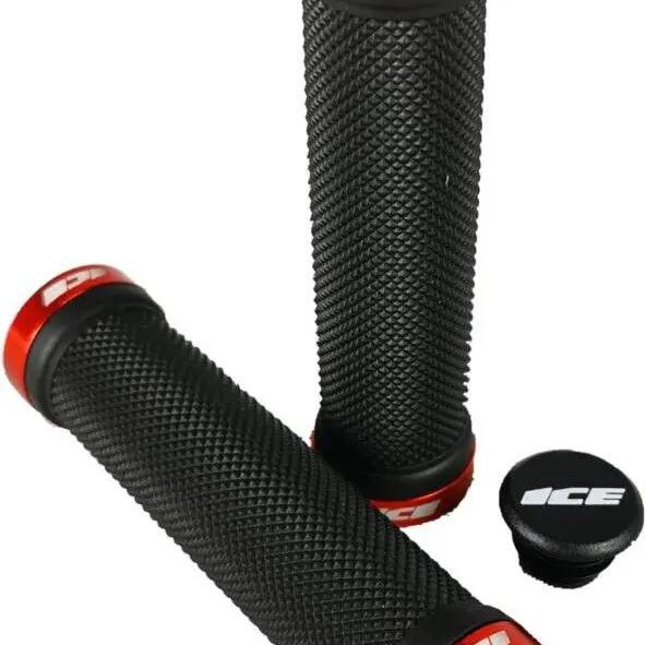 Ice Lock-on Grips Diamond Black/Red