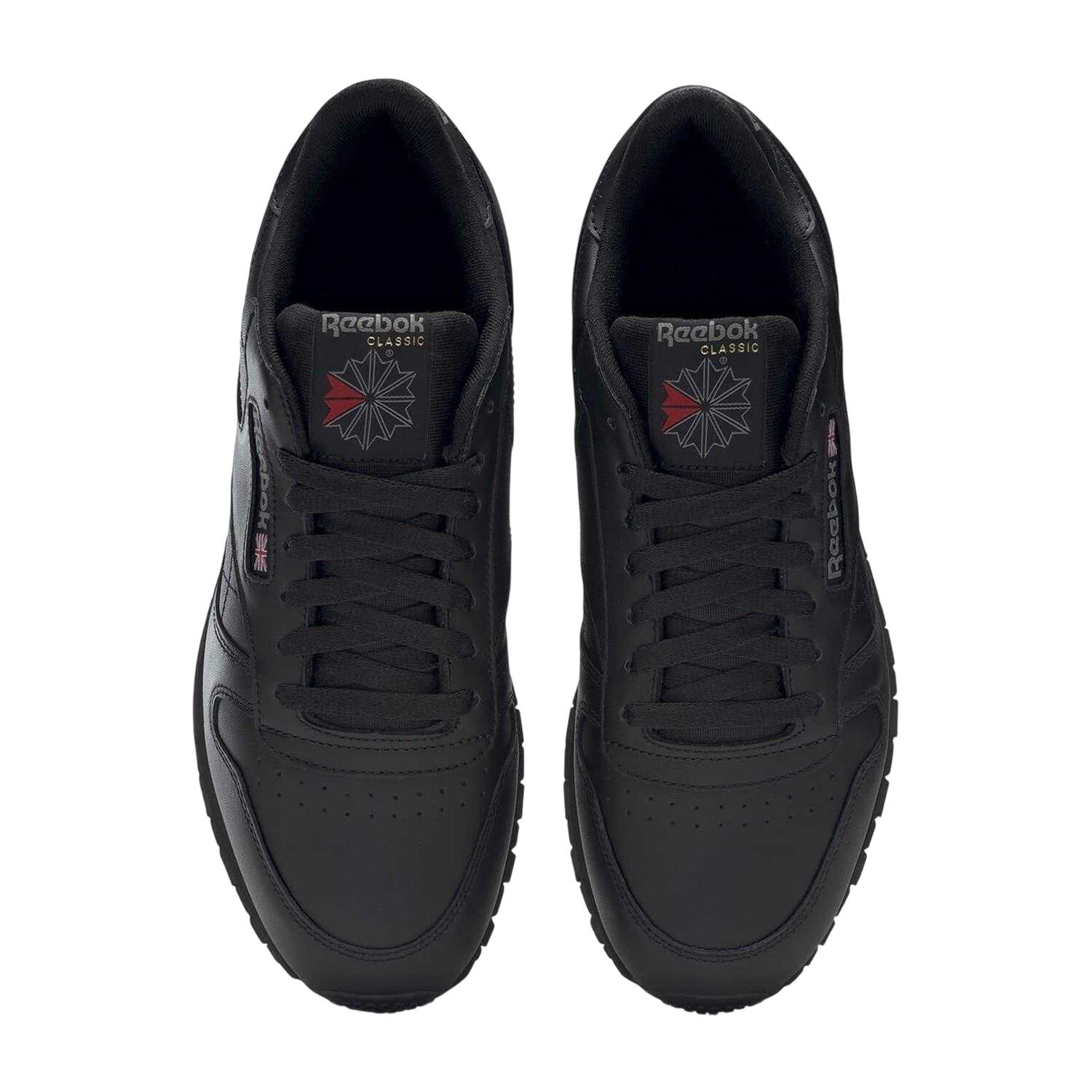 "Classic" Sneaker für , Leder Herren Schwarz 3/4