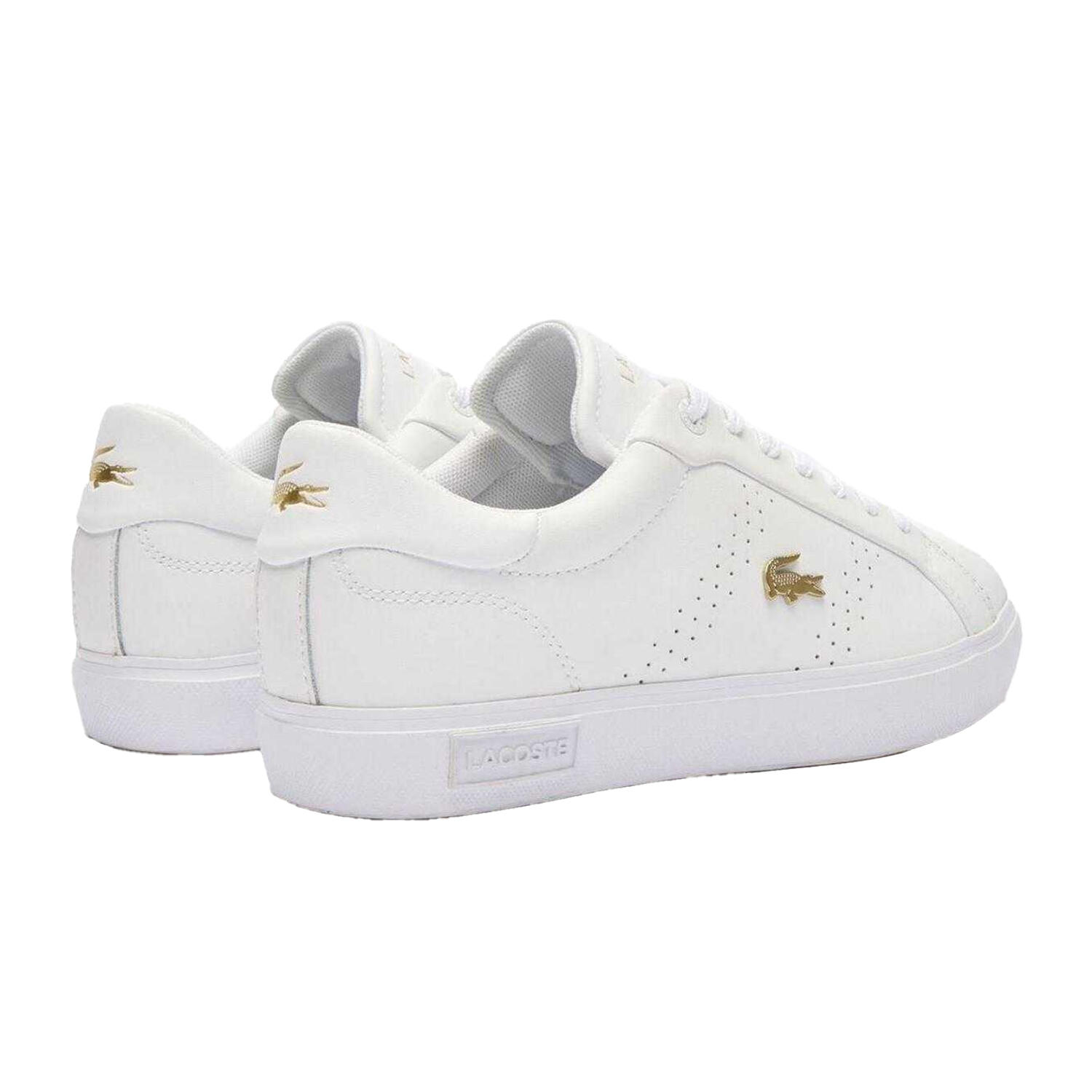 Baskets POWERCOURT 2.0 Femme (Blanc / Jaune Or) 2/4