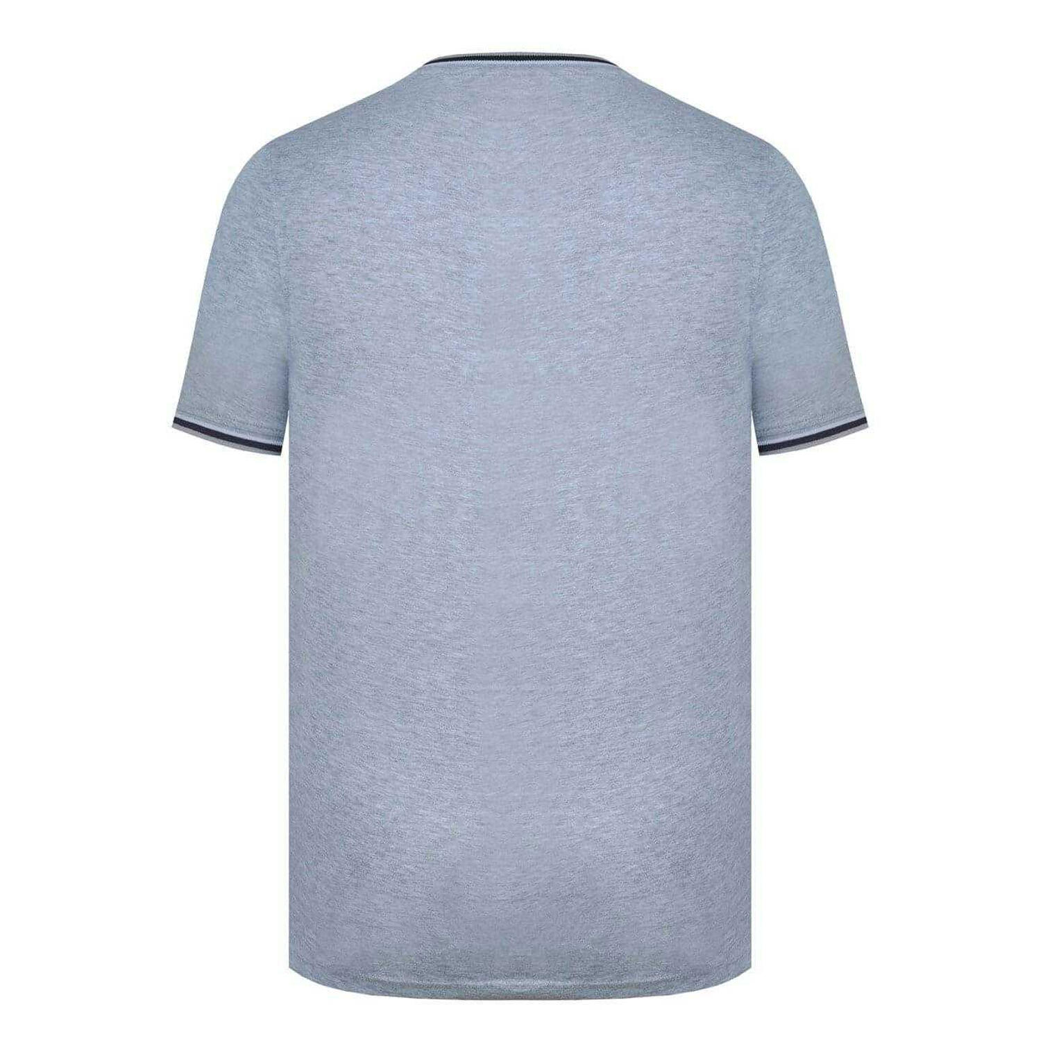 TShirt für , Baumwolle Herren Grau meliert 2/4