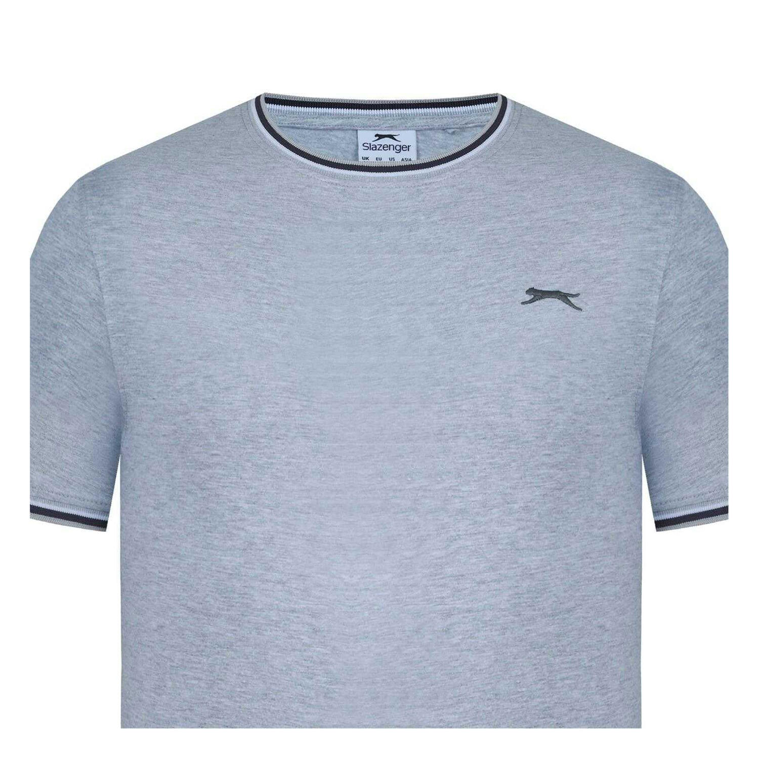 TShirt für , Baumwolle Herren Grau meliert 4/4