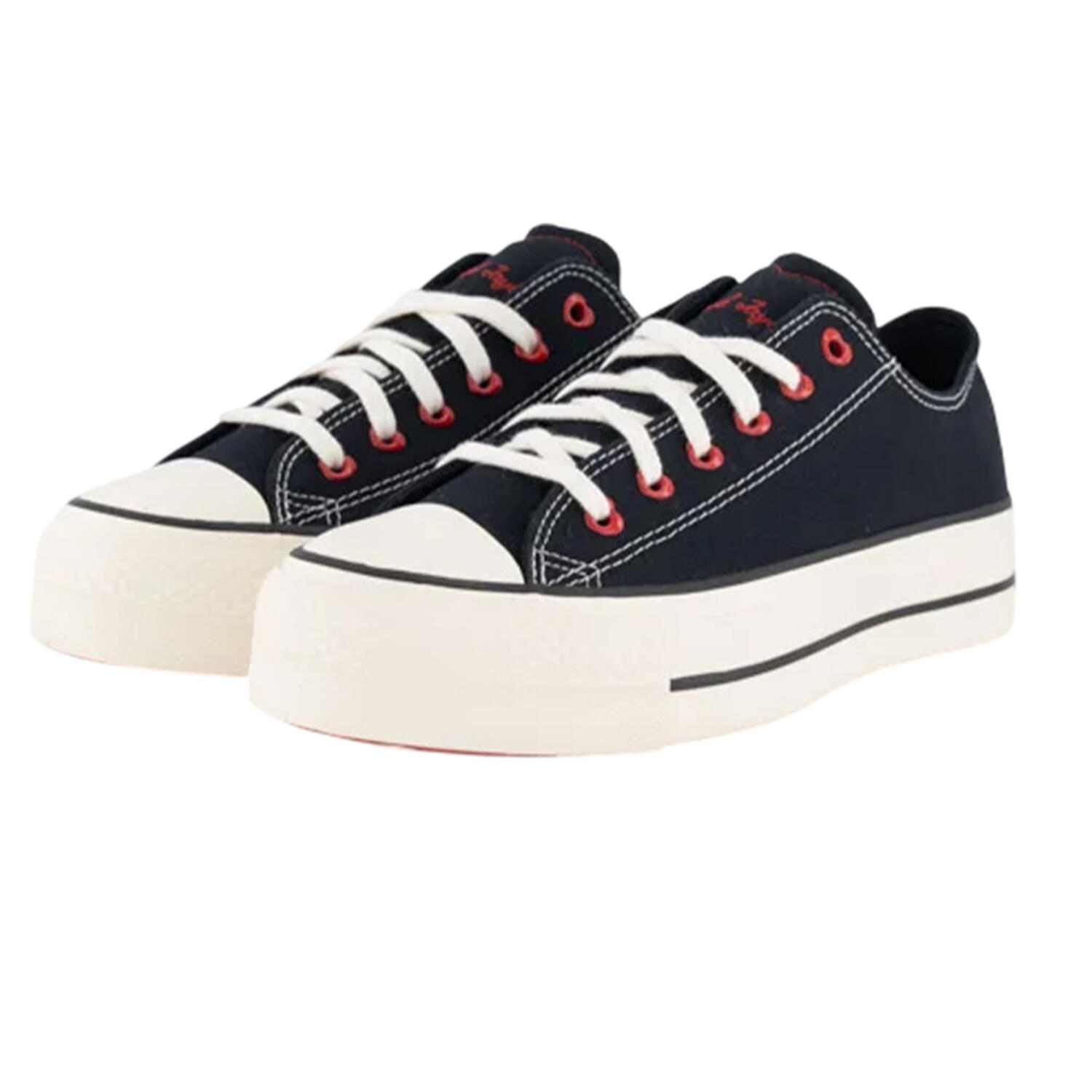 "Chuck Taylor" Schuhe mit PlattformSohlen für , Canvas Damen Schwarz 3/3