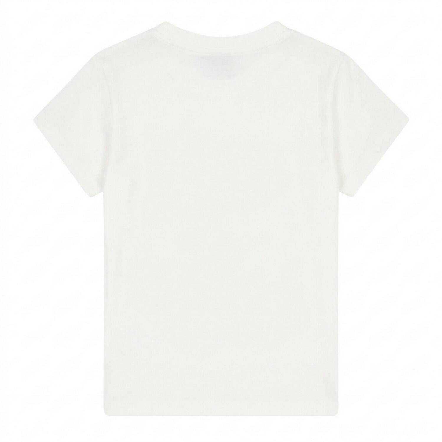 "QTM" TShirt für Kinder, Regulär Jungen Weiß 2/2
