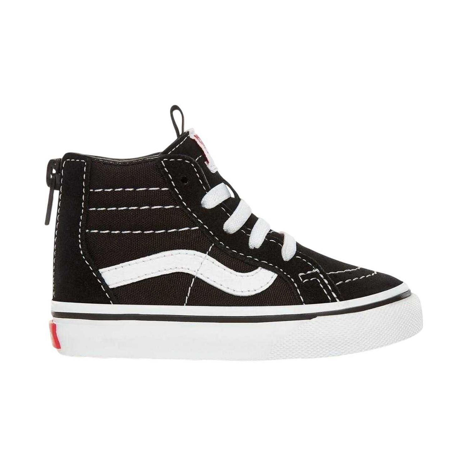 "SK8Hi" Seitenstreifen Schuhe für Baby, Wildleder, Reißverschlüsse am Knöchel 3/4