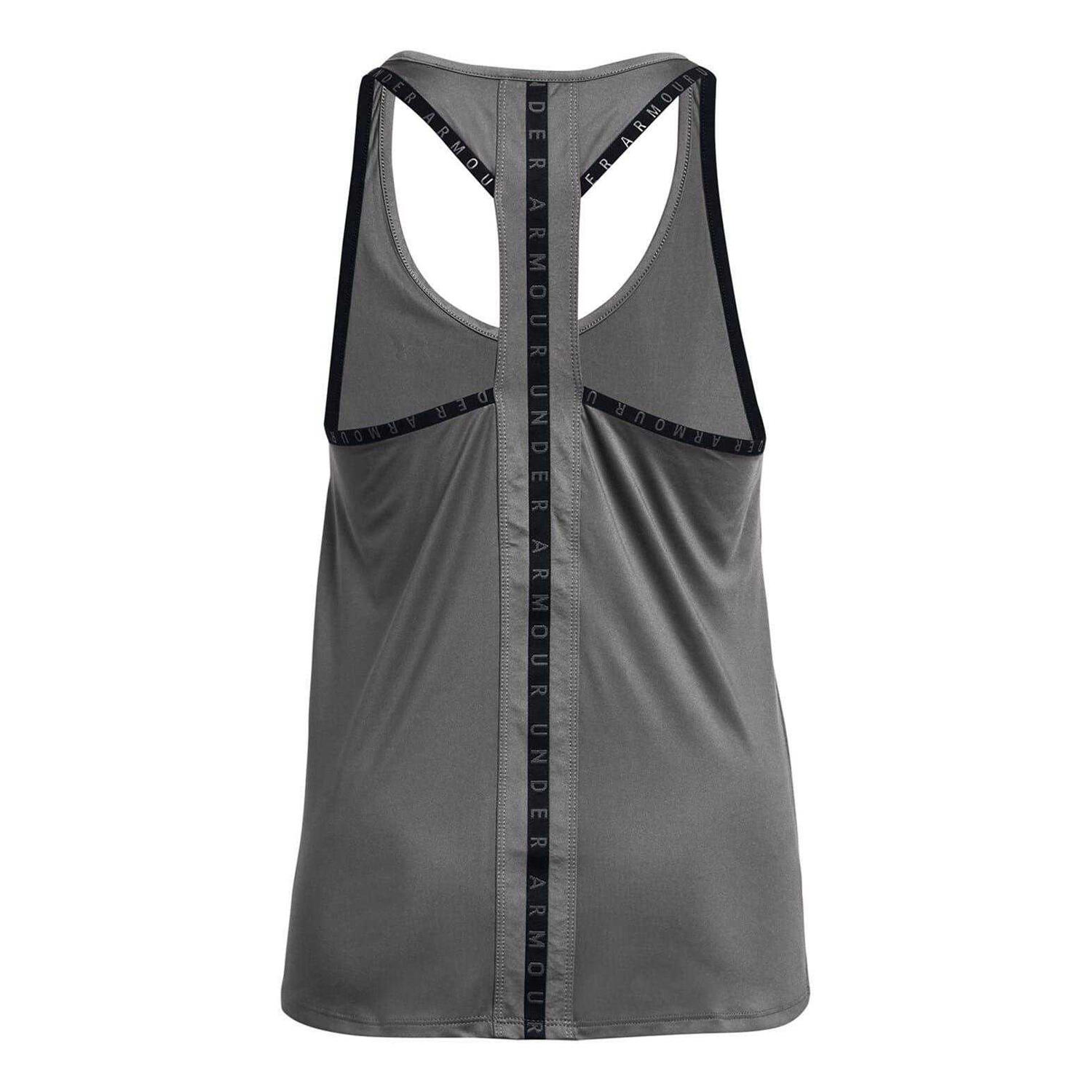 Dames 4 Way Stretch Tanktop (Grijs) 3/4