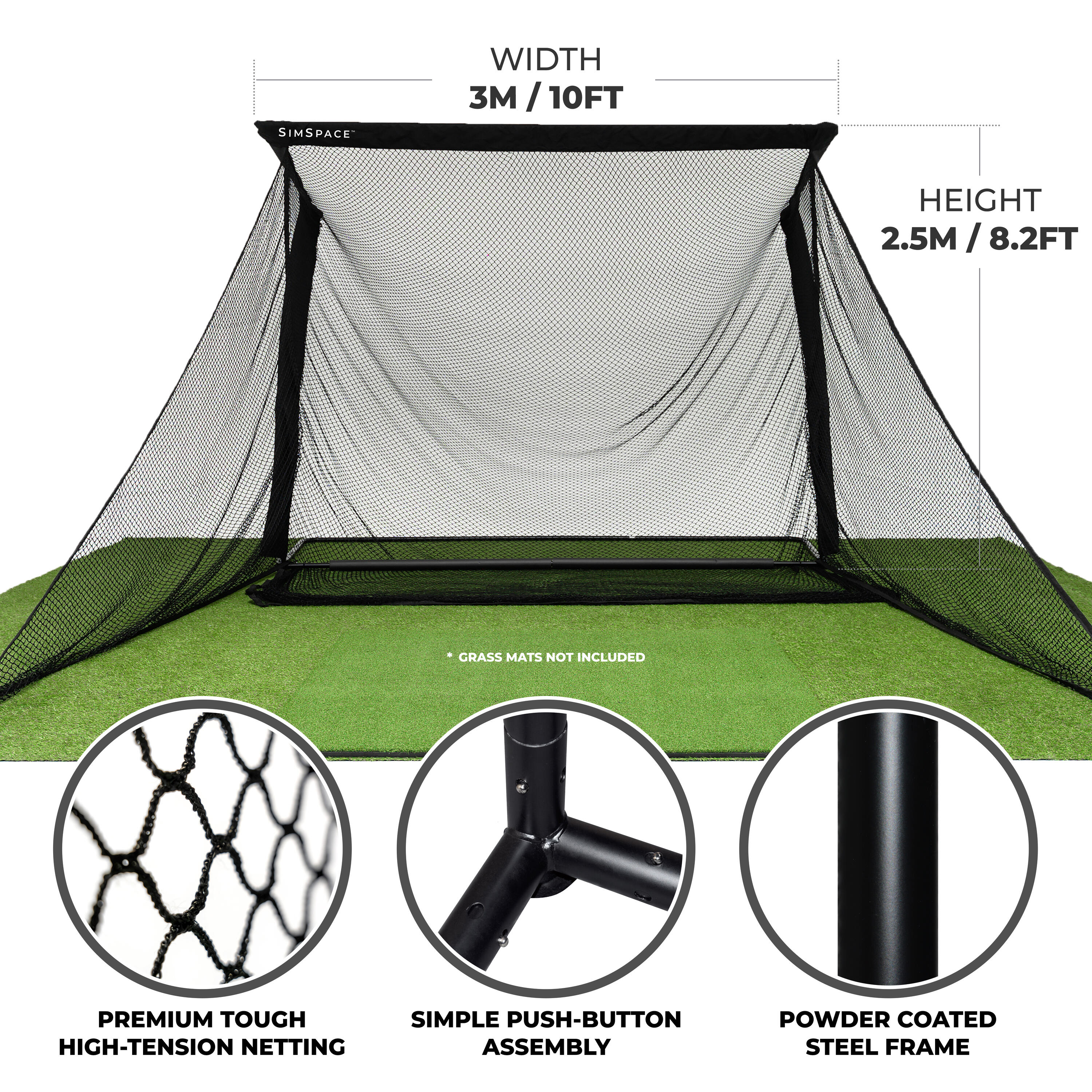 Filet de conduite domestique Deluxe de 10 pieds 4/7