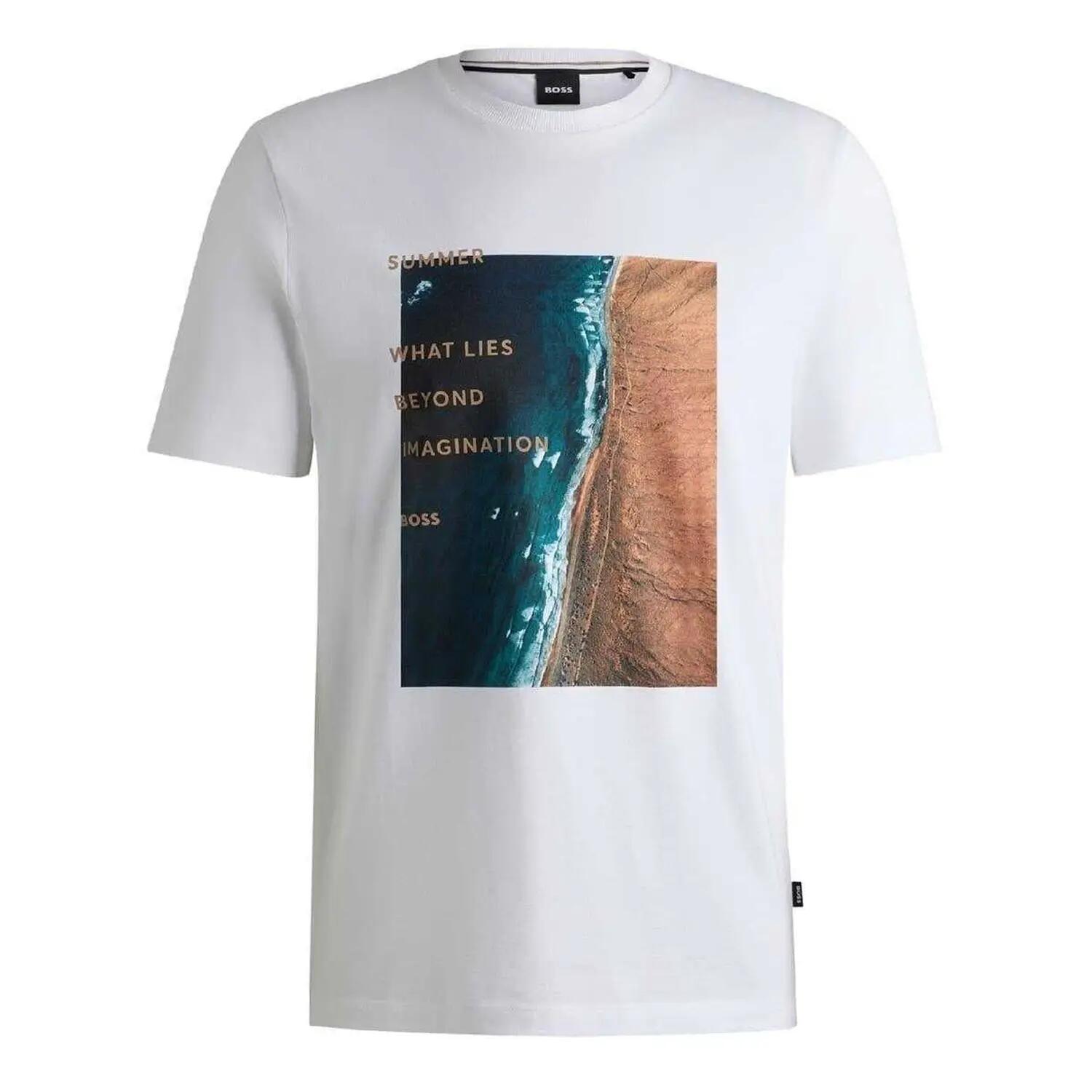 Mens What Lies Beyond Imagination TShirt (White) 2/4