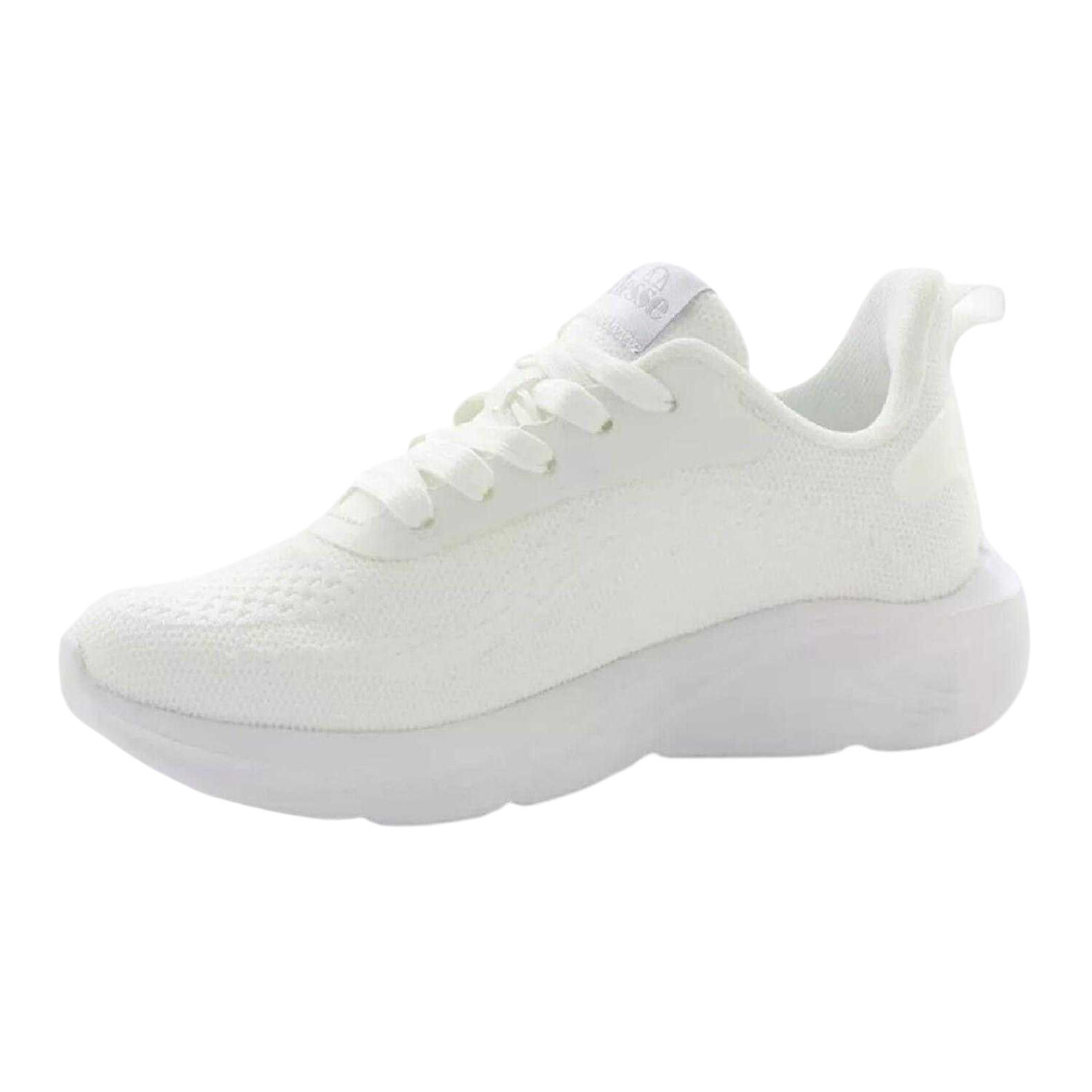 "Como" Logo Sneaker für , Niedrig geschnitten Damen Weiß/Silber 2/4