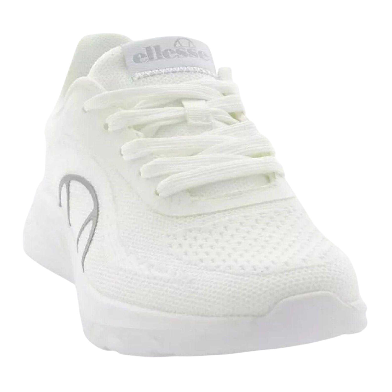 "Como" Logo Sneaker für , Niedrig geschnitten Damen Weiß/Silber 4/4