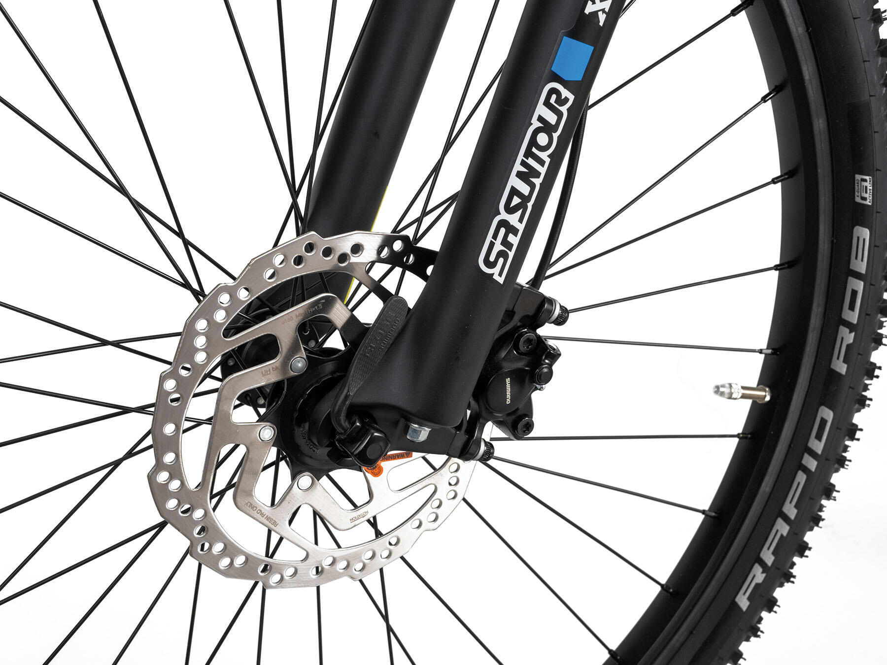 HAWK Trail One Mountainbike 27 Gang Schwarz 29er 4/6