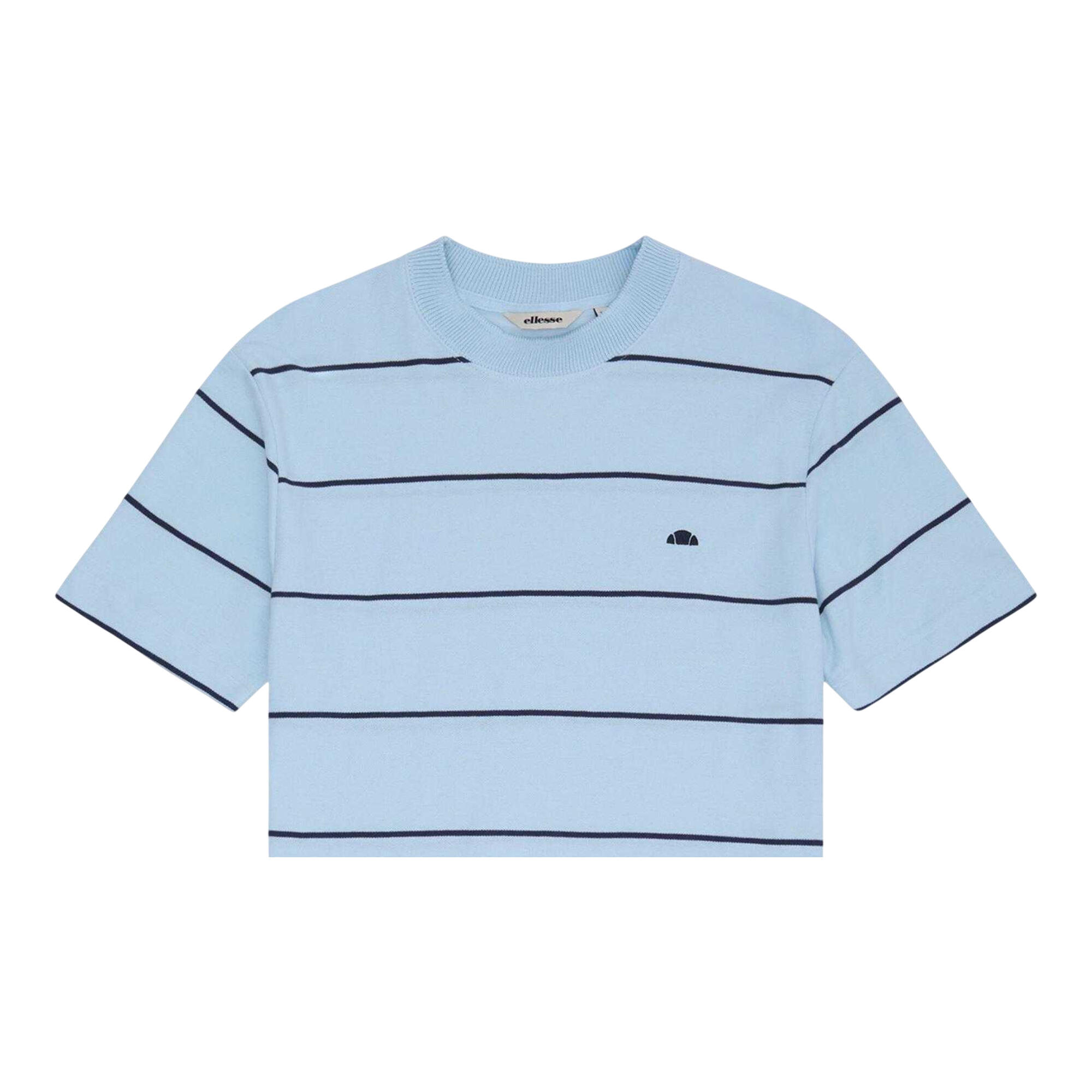 Mens Verri Striped TShirt (Light Blue) 2/2