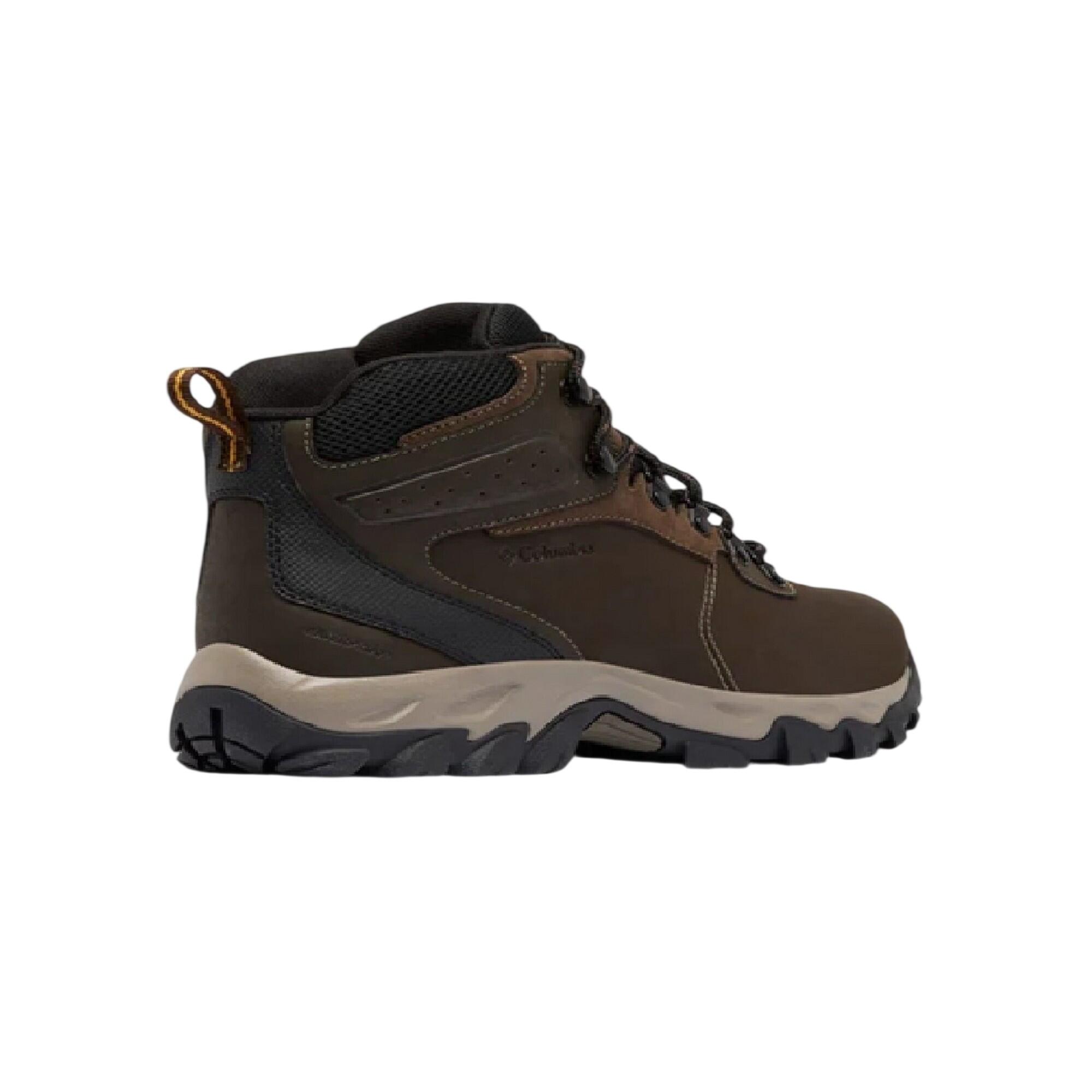 Mens Newton Ridge Plus II Leather Waterproof Hiking Boots (Brown) 2/4