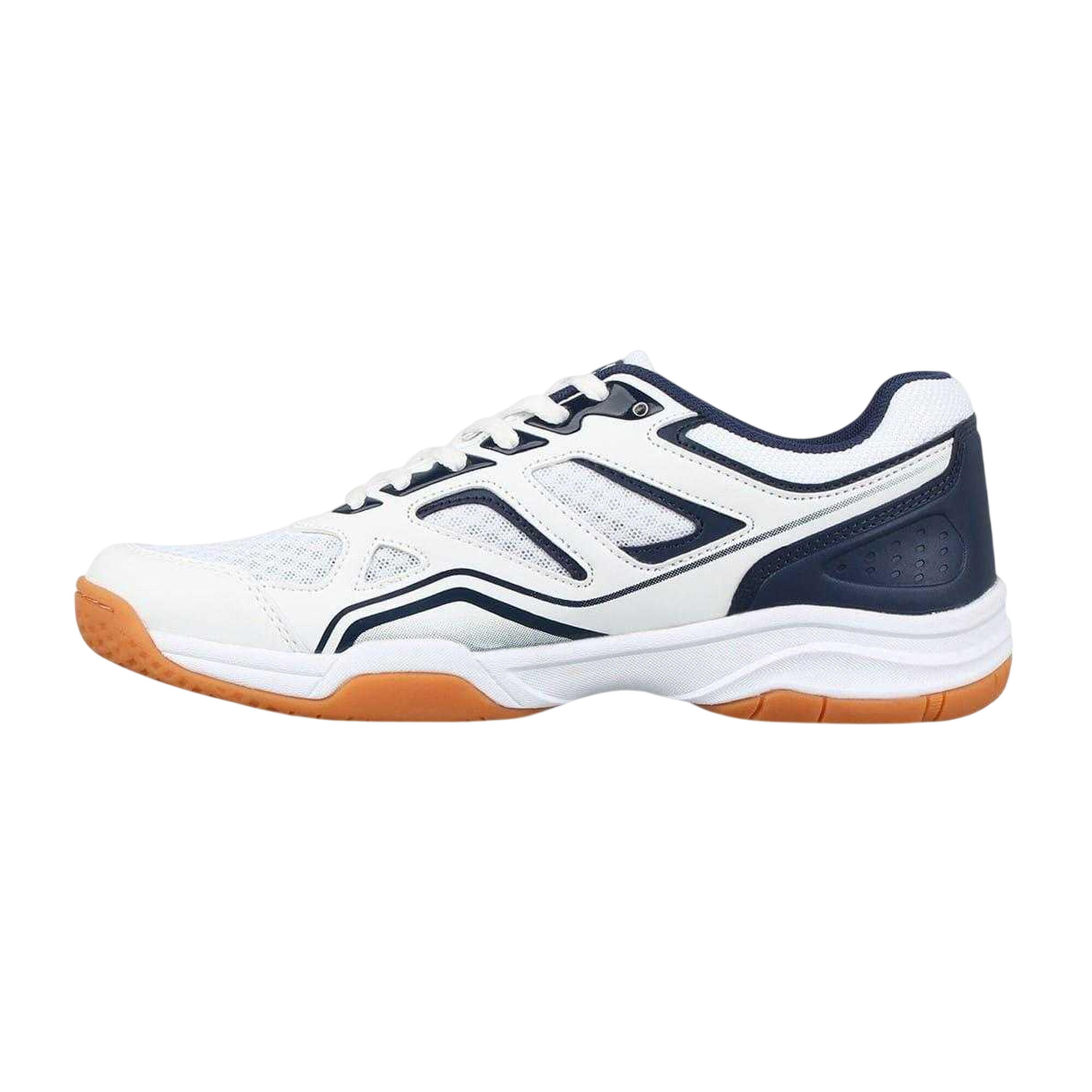 HallenSportschuhe für , Netzmaterial Herren Weiß/Schwarz 3/4