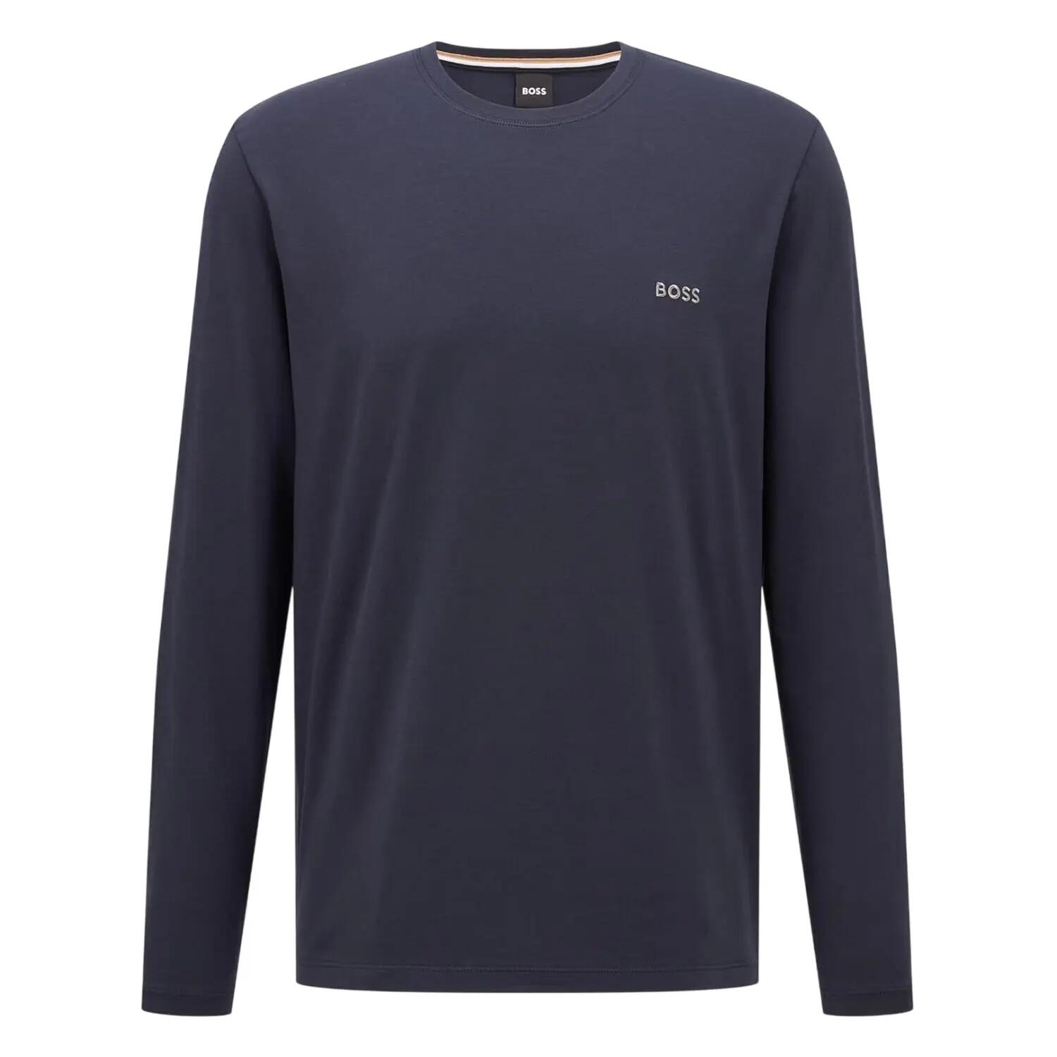 TShirt für , Rundhalsausschnitt, Langärmlig Herren Marine 2/4