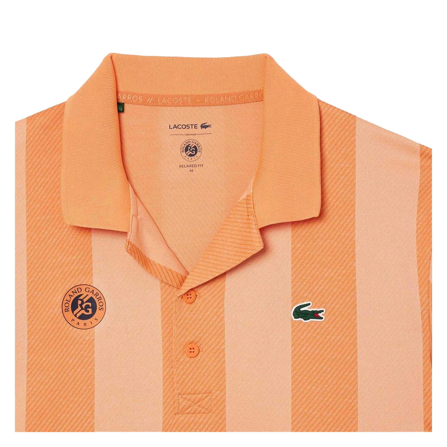 "Roland Garros Edition" Poloshirt für , Tennis, leger Herren Orange 3/4