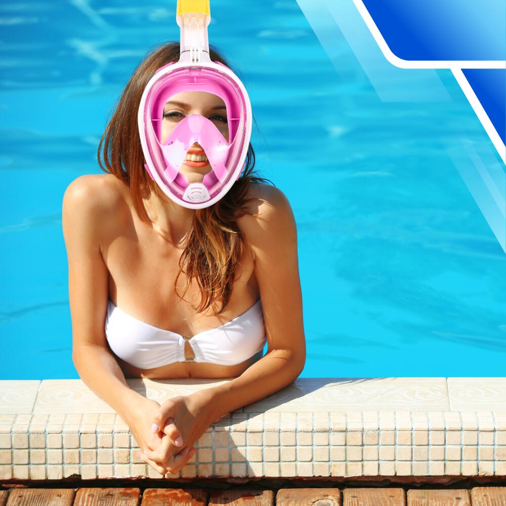 Maska do Nurkowania Pełnotwarzowa S/M Składana do Pływania Snorkelingu 5/7