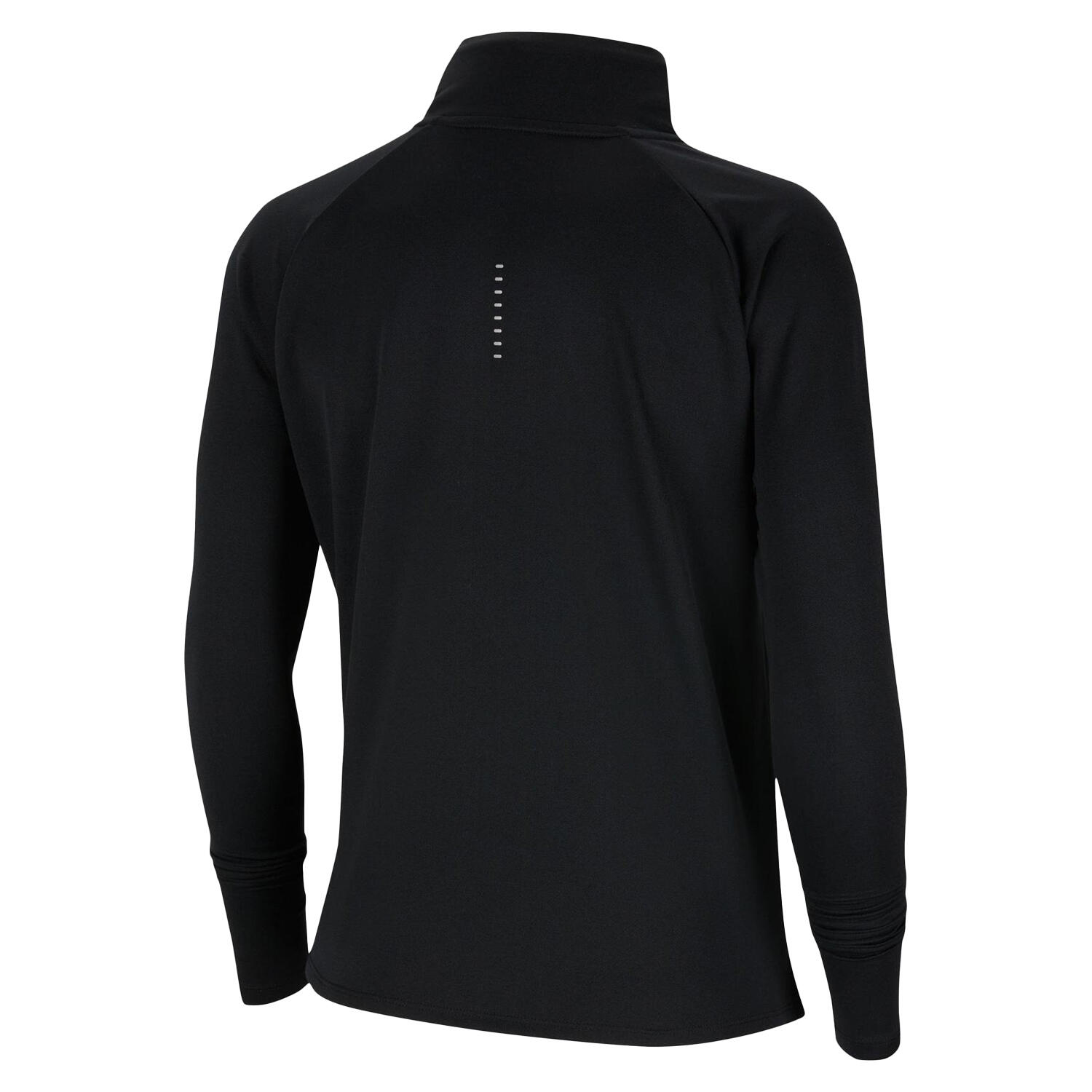 Haut Manches Longues Course À Pied Motif/style Swoosh Femme (Noir) 3/4