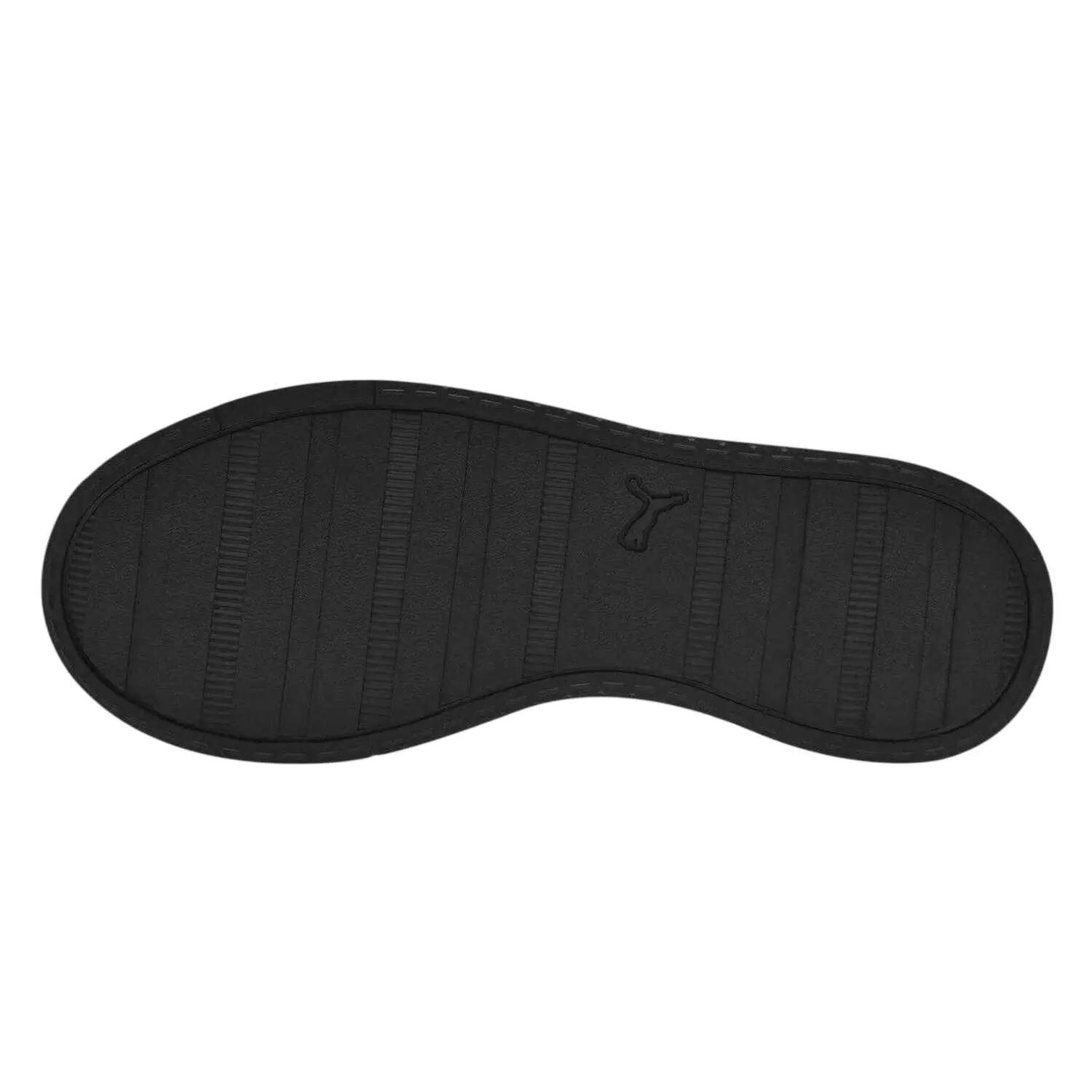 Girls Jada Platform Court Trainers (Black) 4/4