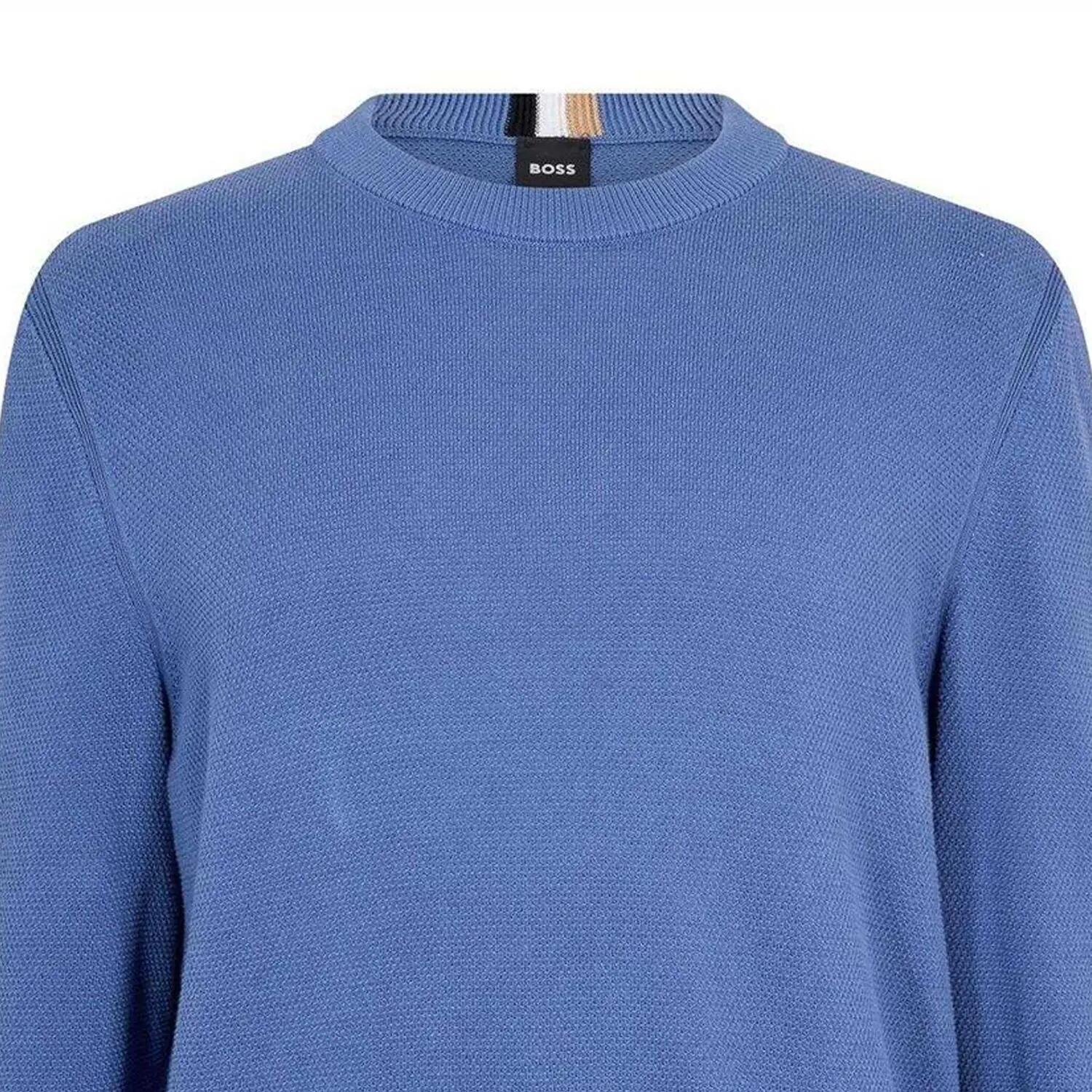 Mens EcaioP Knitted Jumper (Blue) 2/2