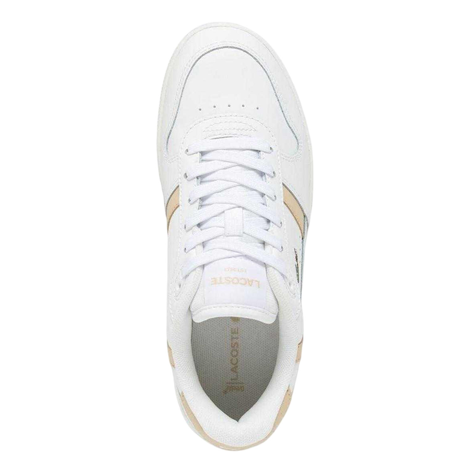 TClip Set Scarpe Sportive PelleDonna Lacoste T-Clip Set Bianco 3/4