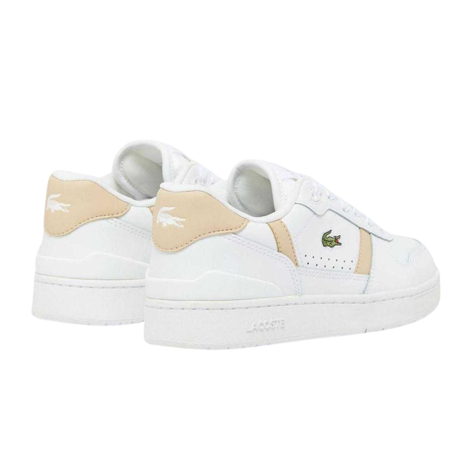 TClip Set Scarpe Sportive PelleDonna Lacoste T-Clip Set Bianco 2/4