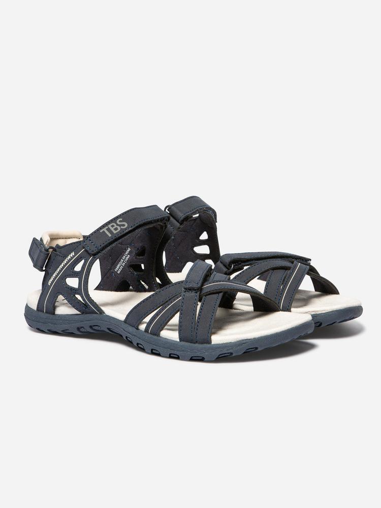 Sandales plates Femme - TREKKER Navy 3/5