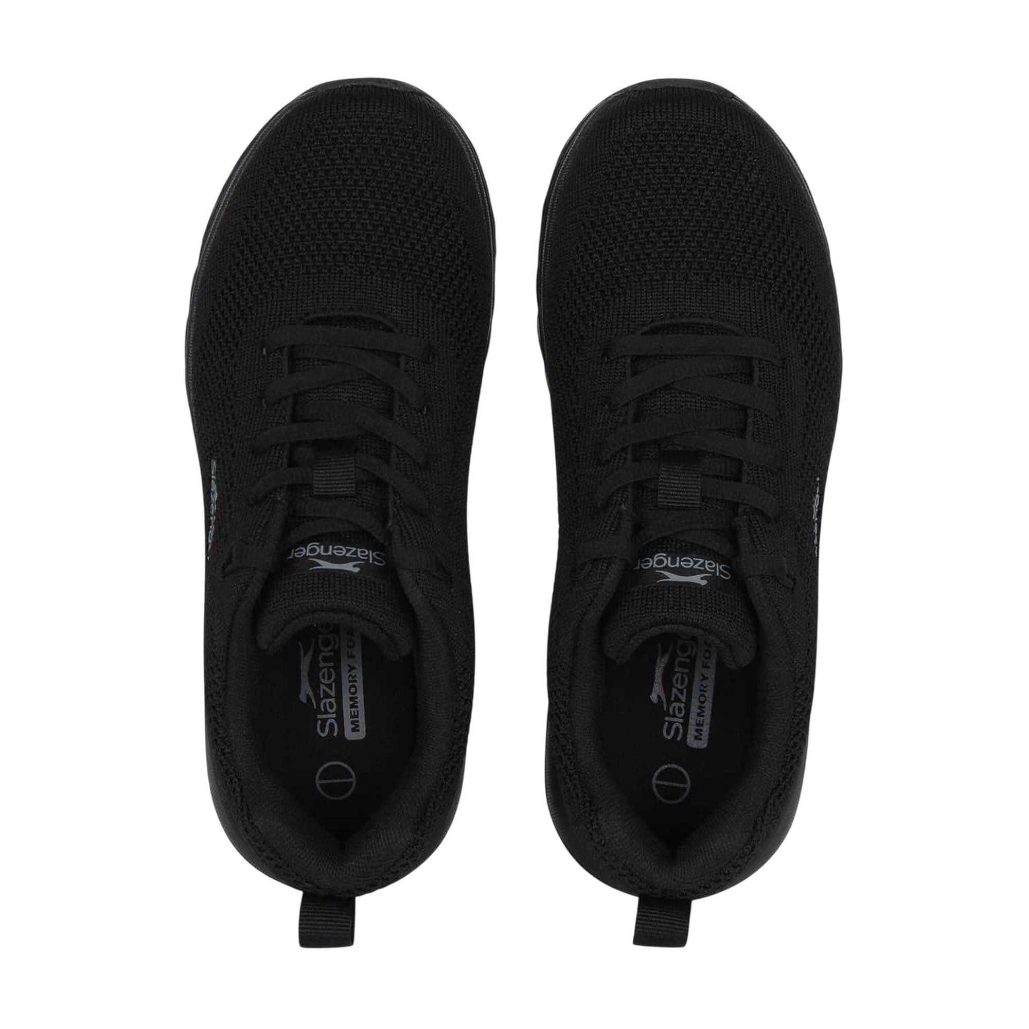 "Jenson" Logo Sneaker für , Jerseyware Kinder Schwarz 3/4