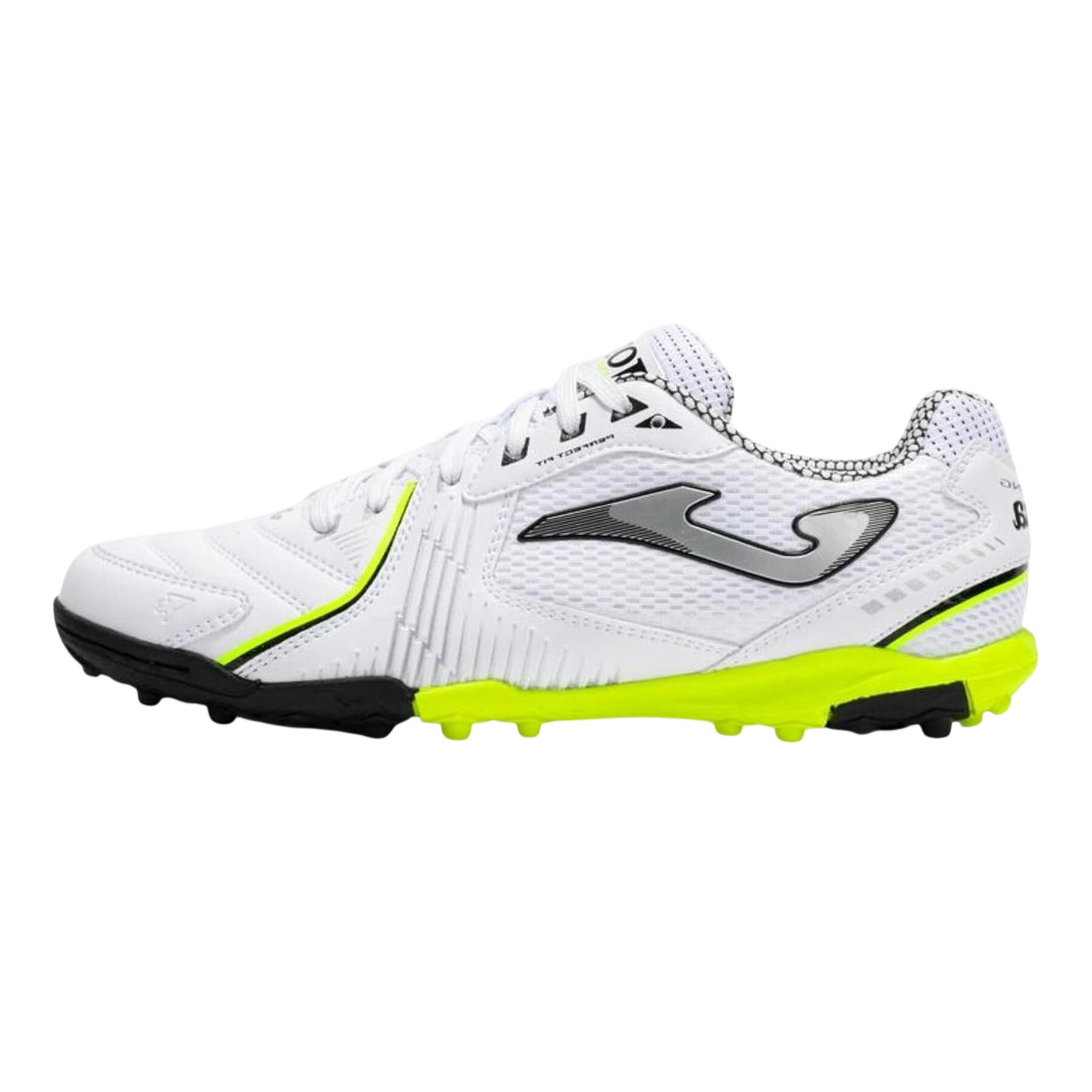 "Dribling" Kunstrasen Turnschuhe für Herren Weiß/Gelb 2/3