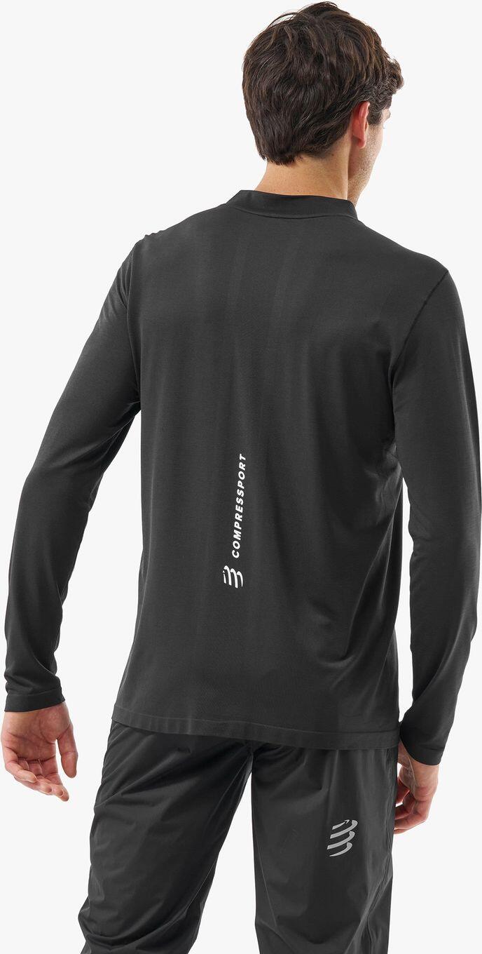 Compressport Performance Langarmtrikot Schwarz Mann 2/4