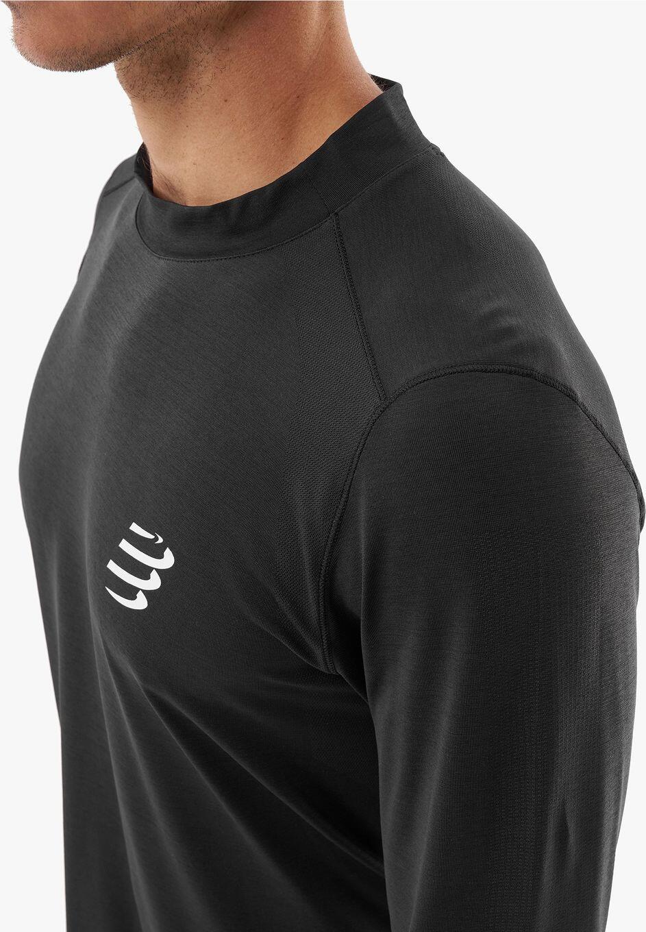 Compressport Performance Langarmtrikot Schwarz Mann 4/4