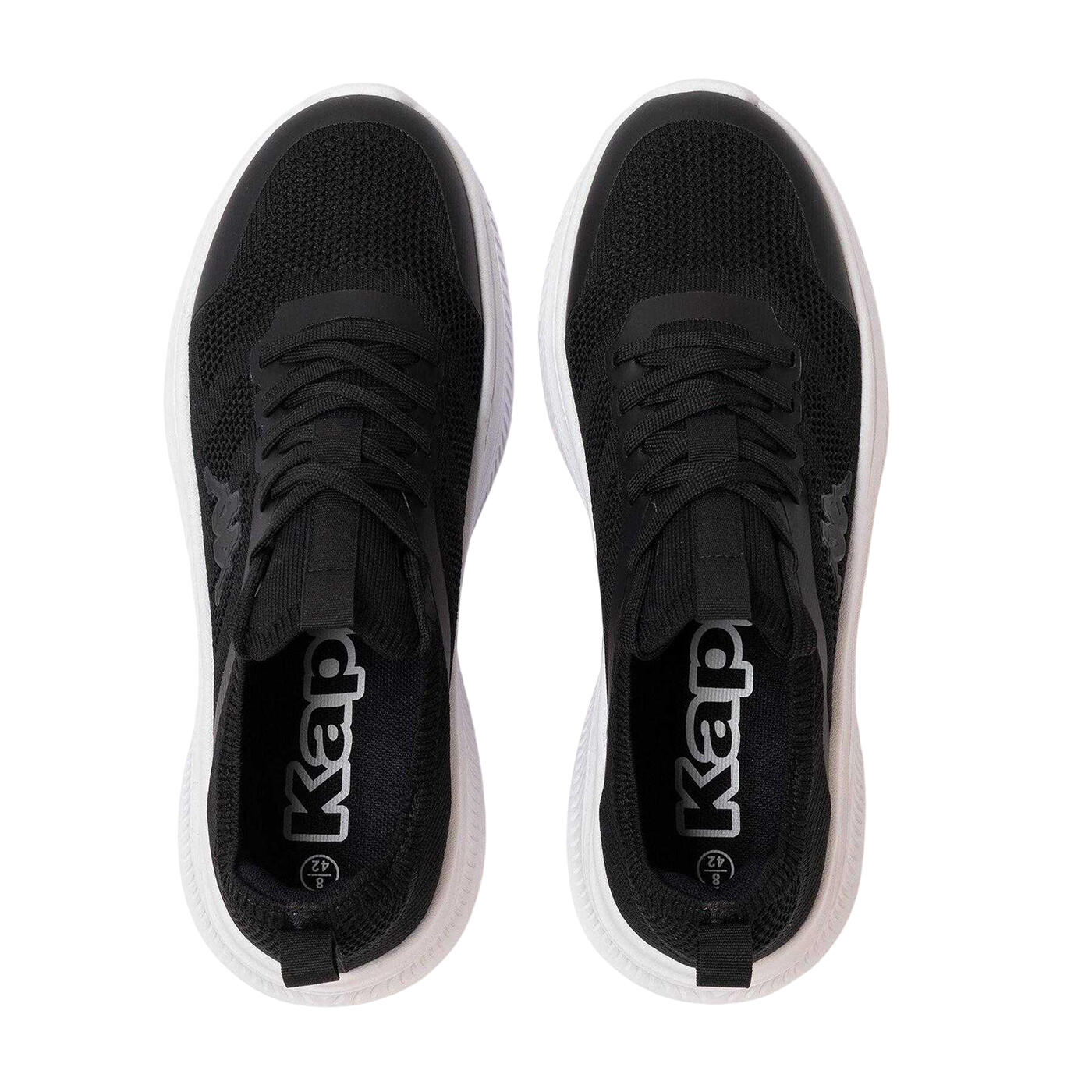 Scarpe Sportive Lavorato A Maglia PiattaformaUomo Kappa Prati Nero Bianco 3/3