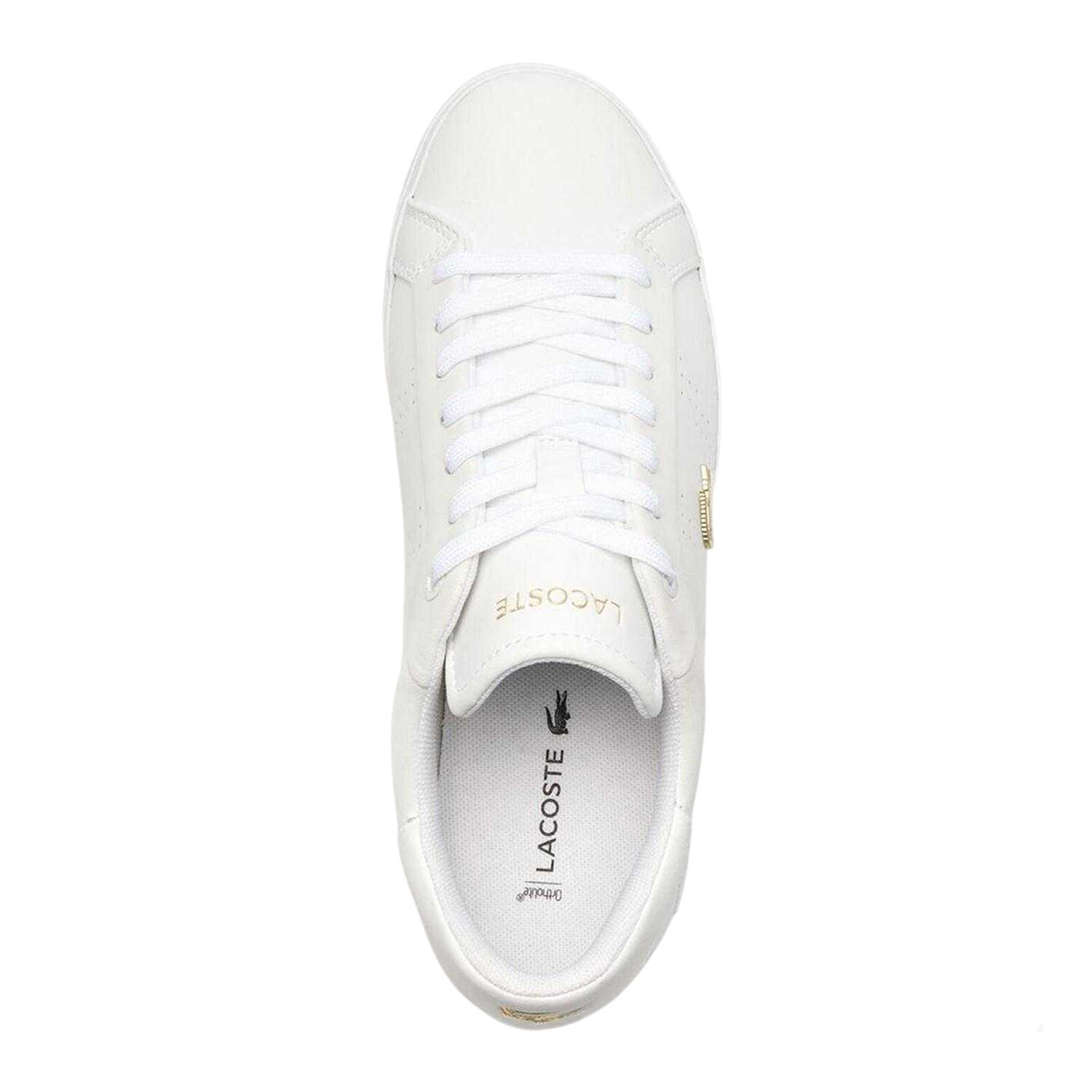 Baskets POWERCOURT 2.0 Femme (Blanc / Jaune Or) 3/4