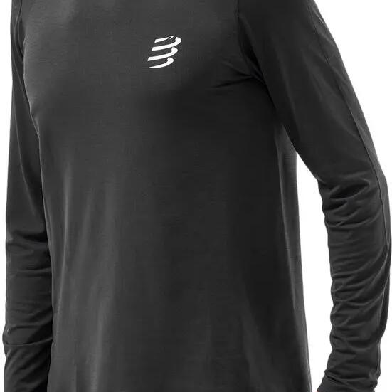 Compressport Performance Black Men's Long Sleeve Jersey