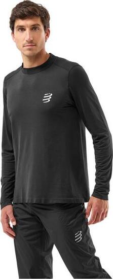 Maglia a maniche lunghe Compressport Performance Nero Uomo